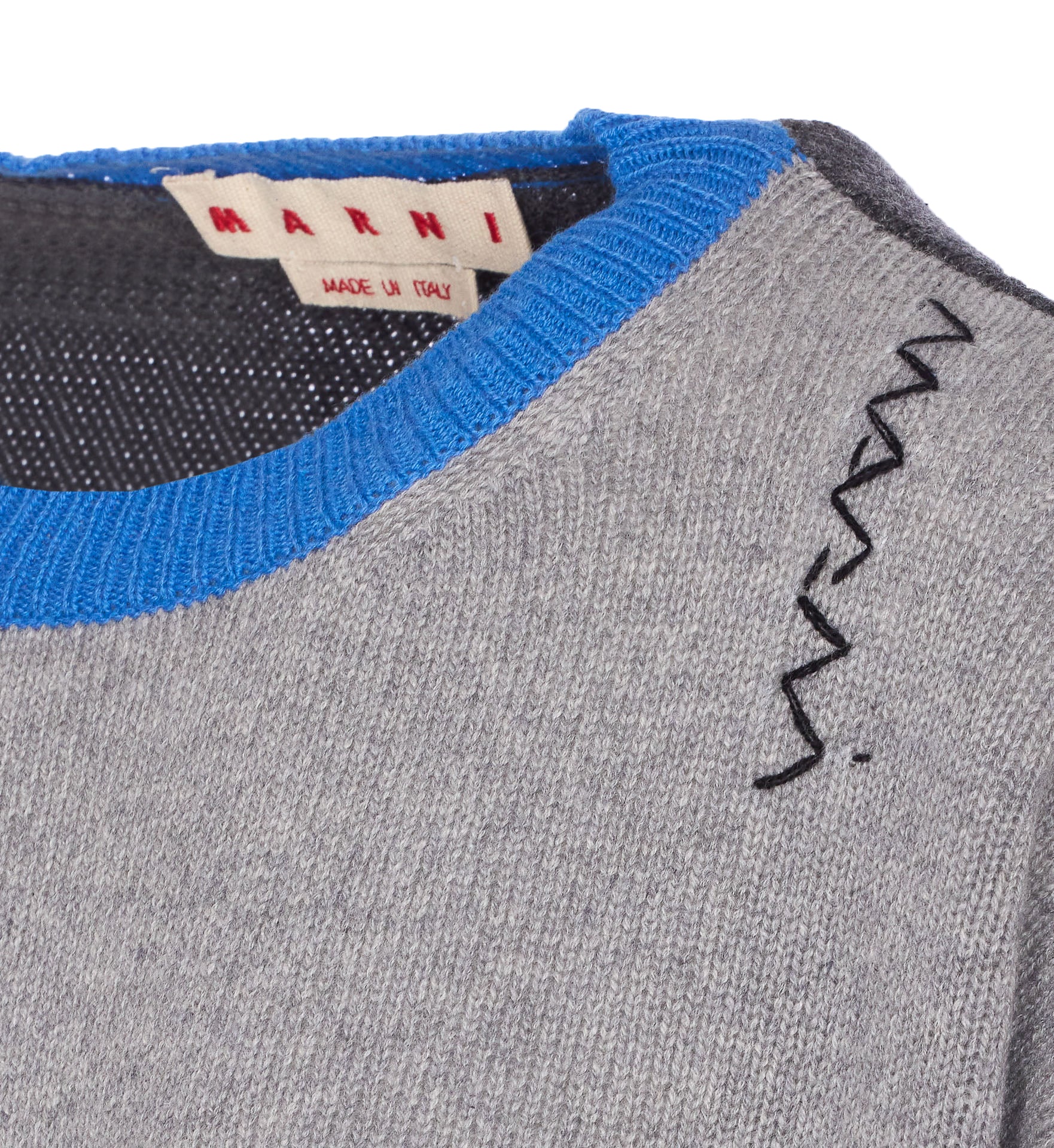 Marni Sweaters Grey Cashmere