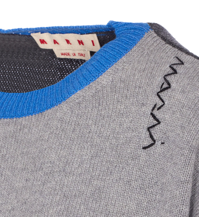 Marni Sweaters Grey Cashmere