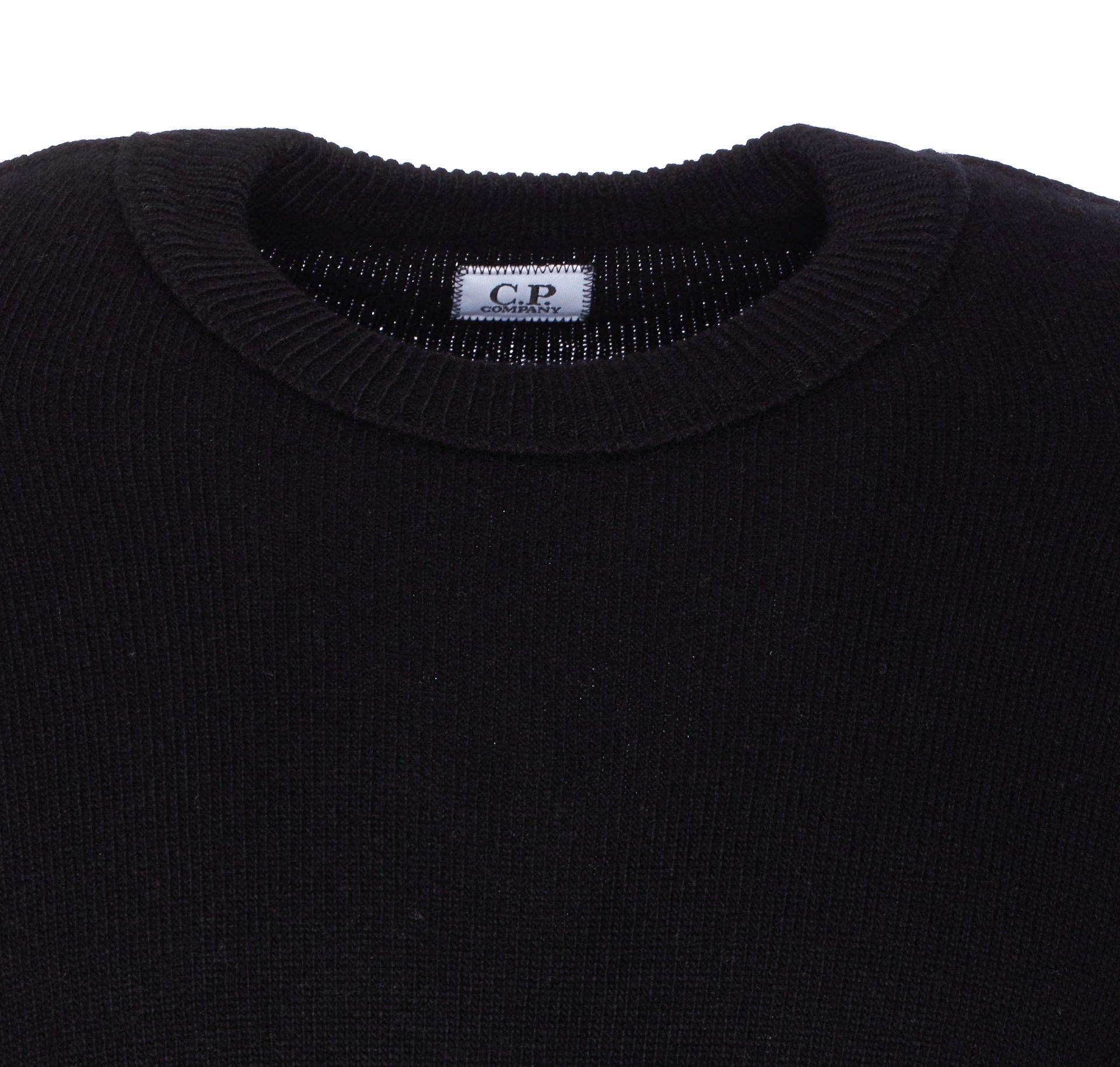 C.p. Company Sweaters Black Wool