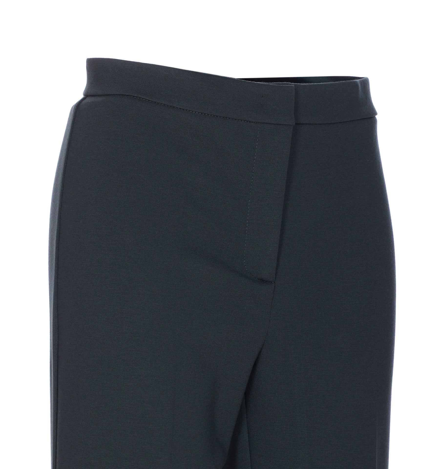 Pinko Trousers Green Viscose