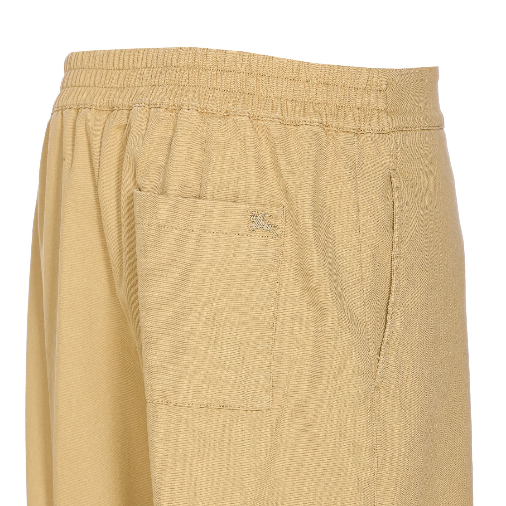 Burberry Trousers Beige Cotton
