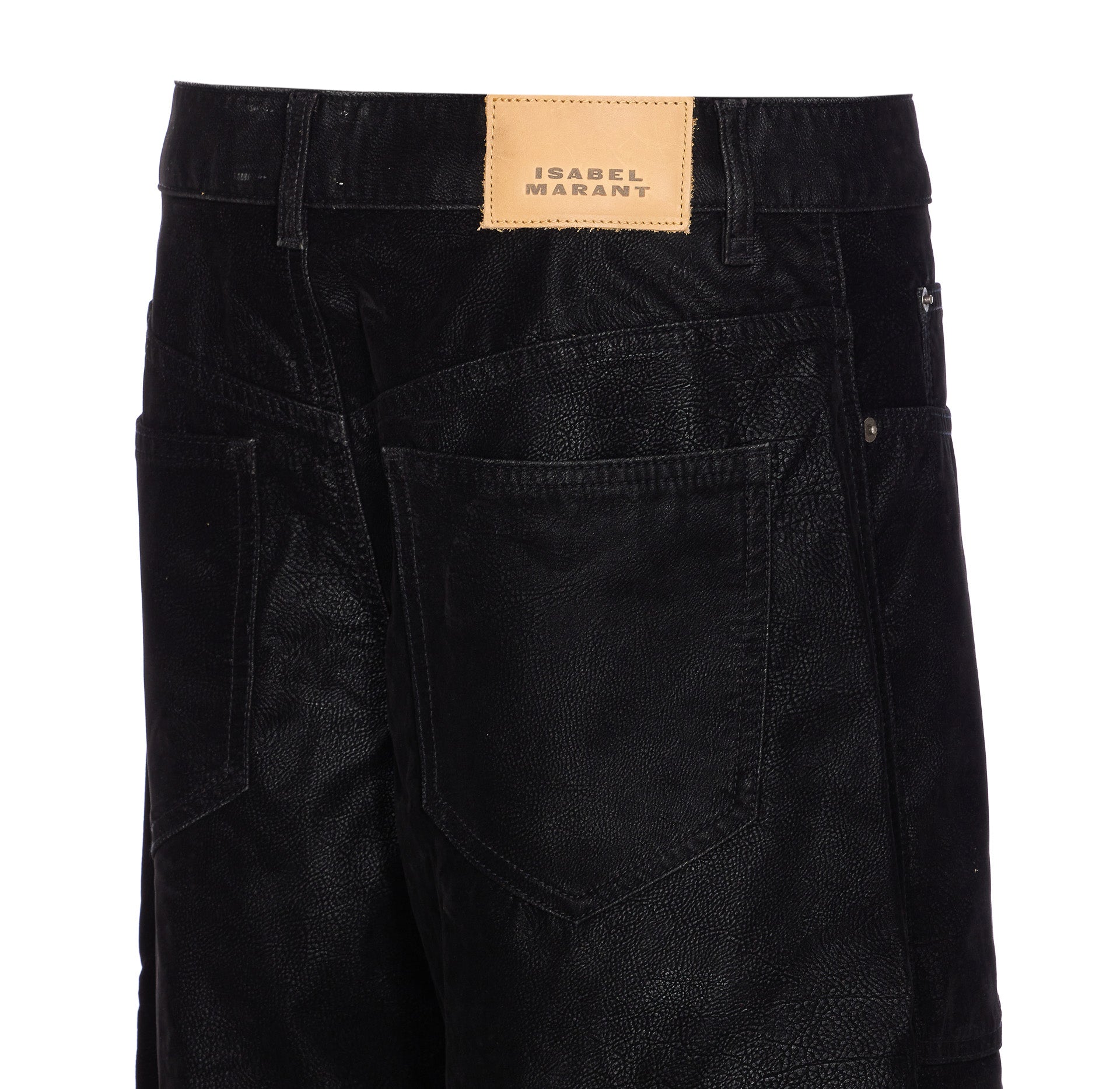 Isabel Marant Etoile Trousers Black Polyurethane