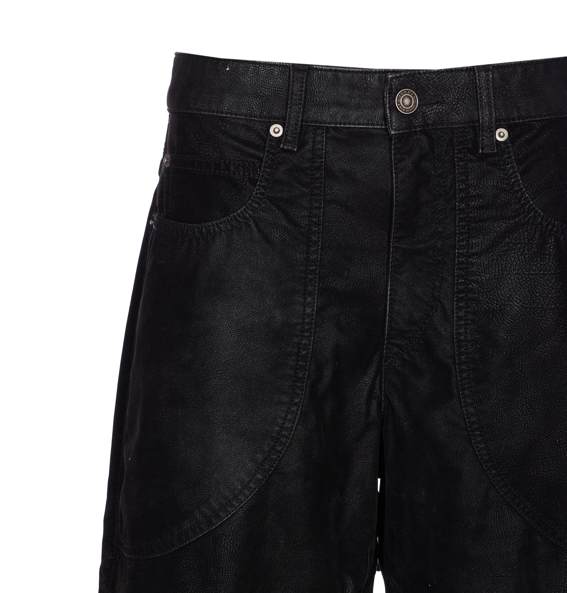 Isabel Marant Etoile Trousers Black Polyurethane