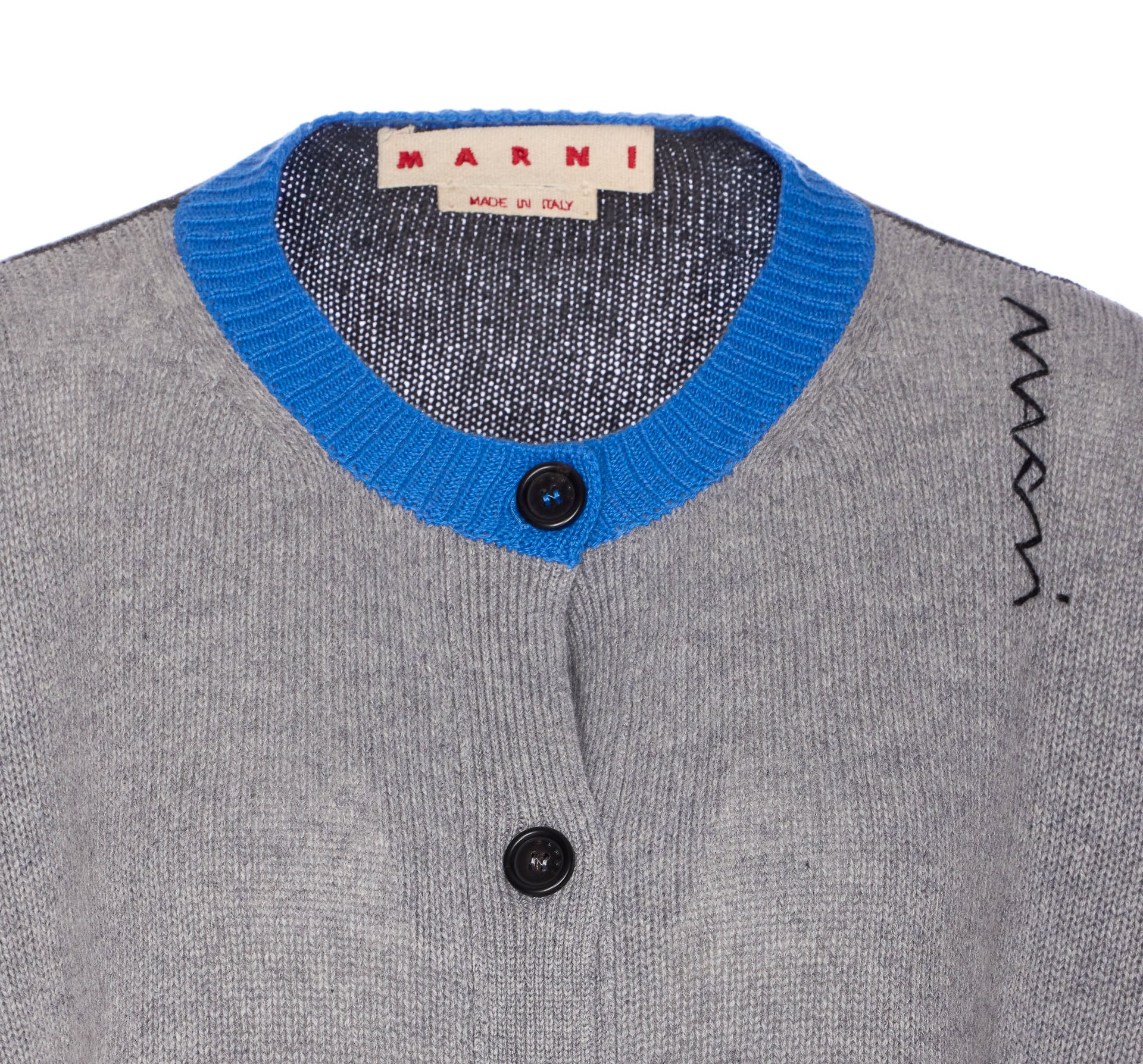 Marni Sweaters Grey Cashmere