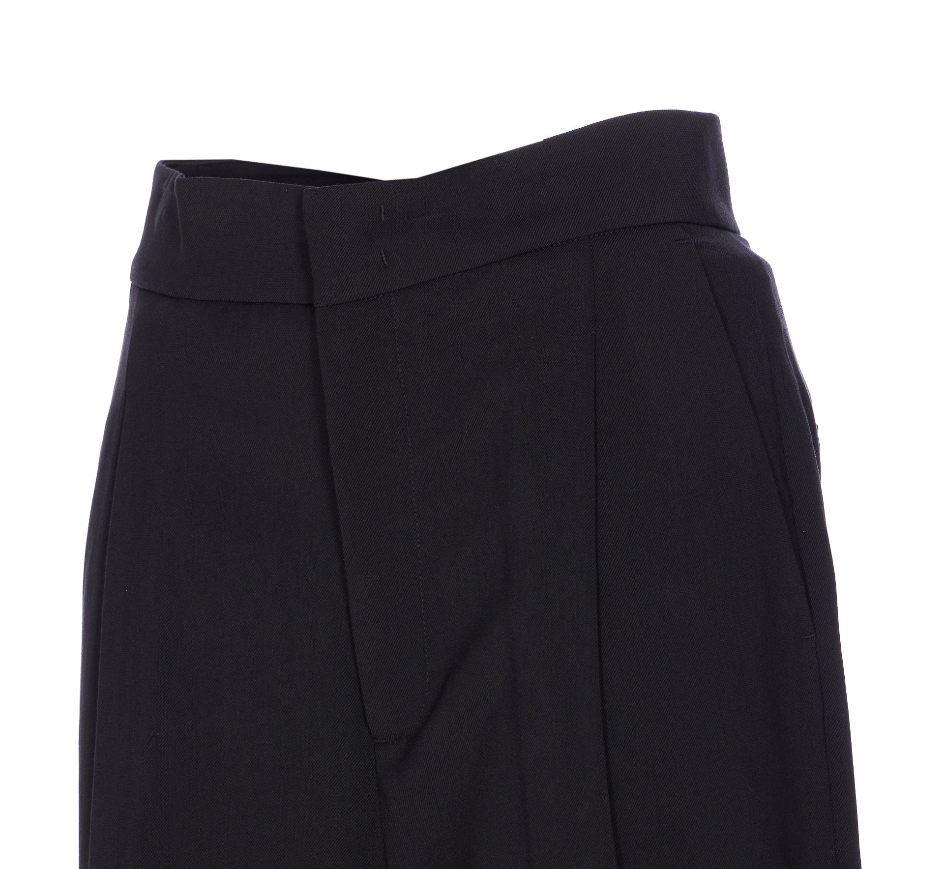 Twin-Set Trousers Black Viscose