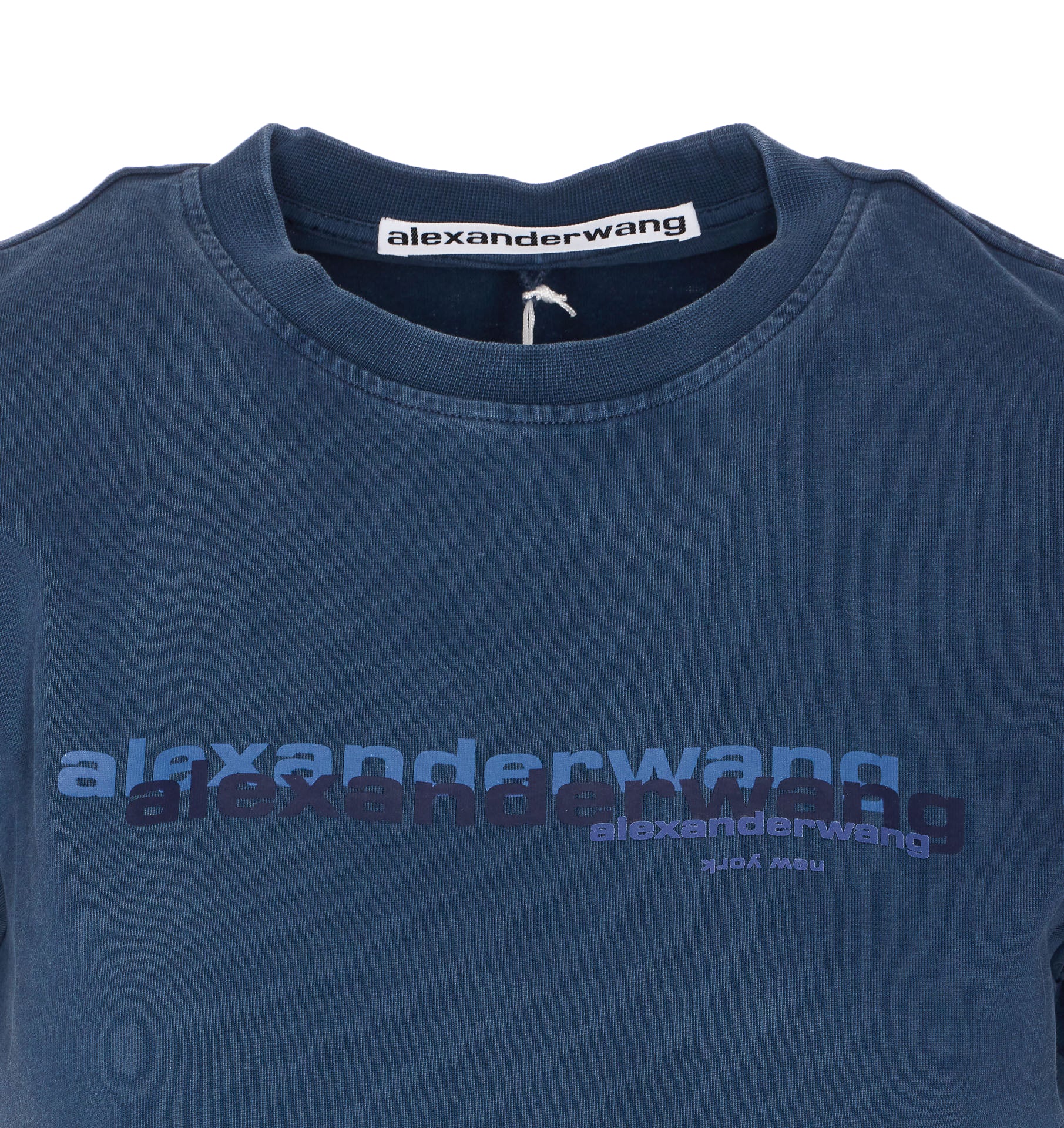 Alexander Wang T-Shirts And Polos Blue Cotton