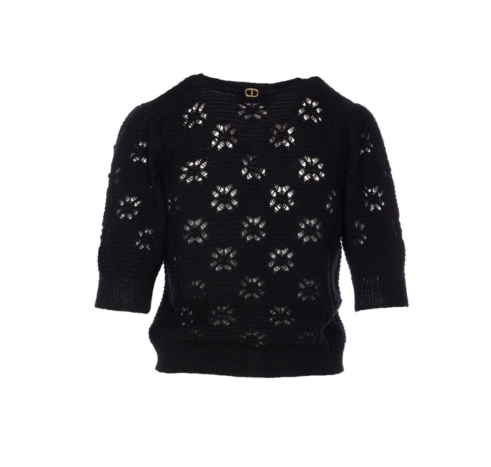 Twin-set Sweaters Black Acrylic