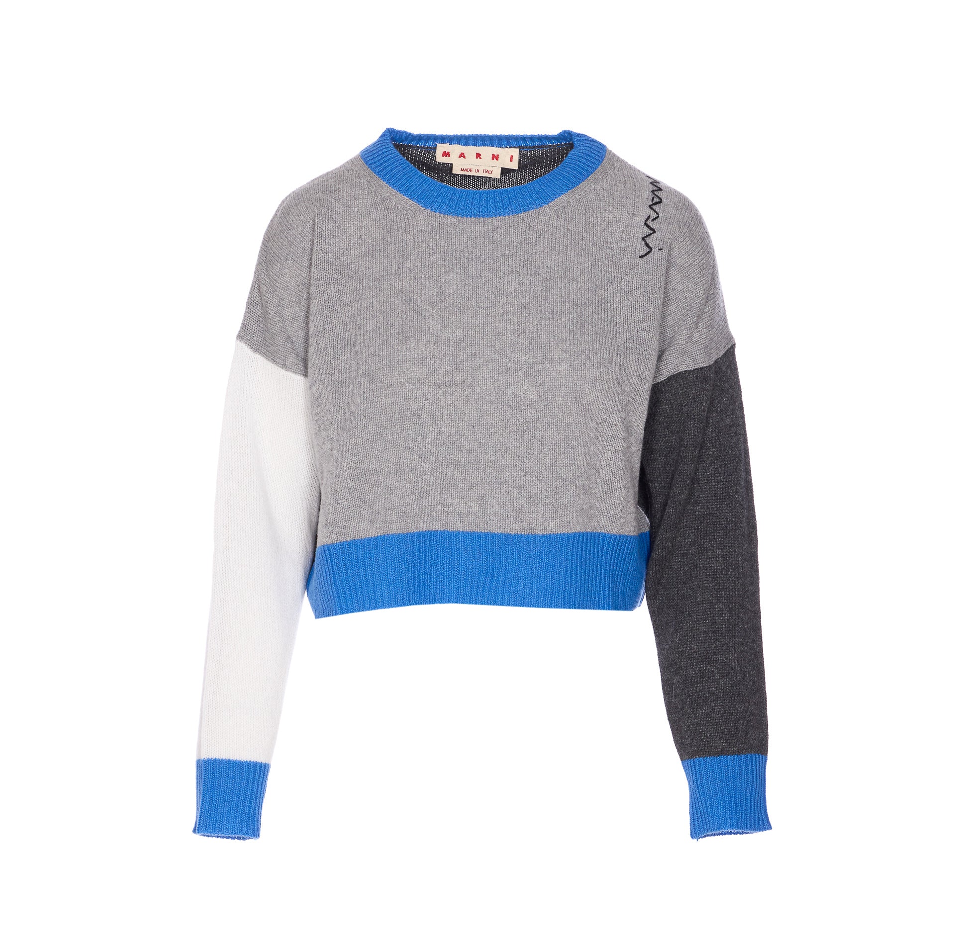 Marni Sweaters Grey Cashmere