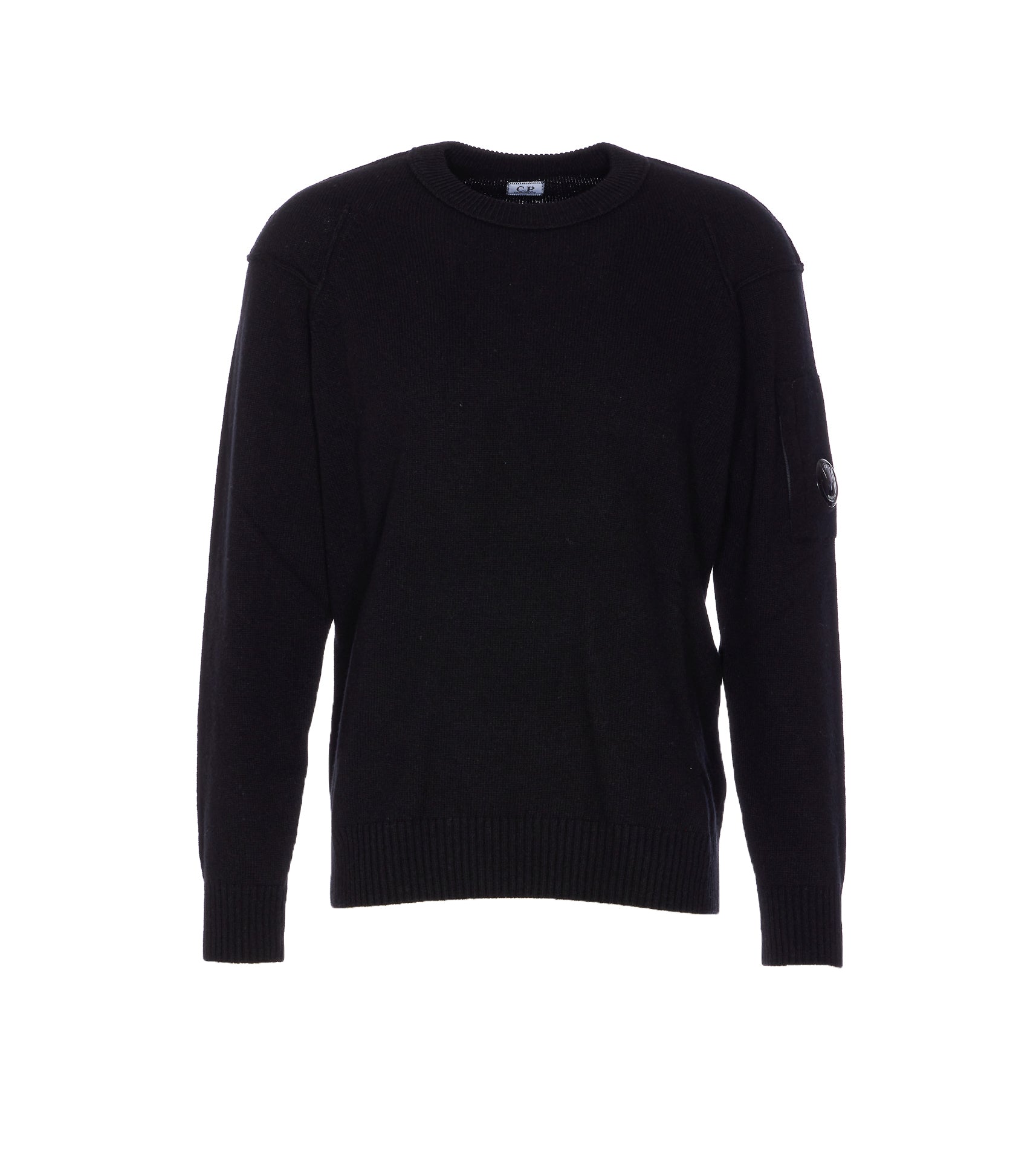 C.p. Company Sweaters Black Wool