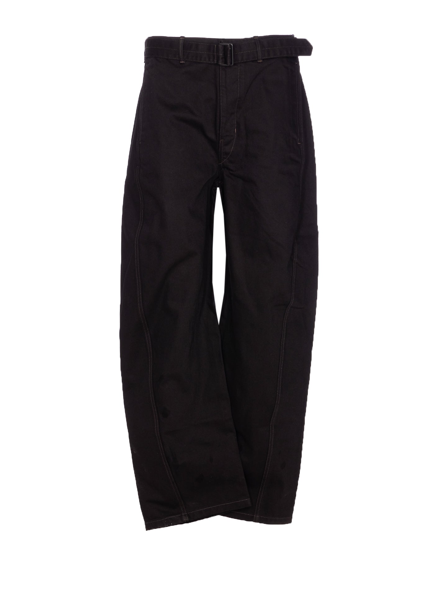 Lemaire Trousers Black Cotton