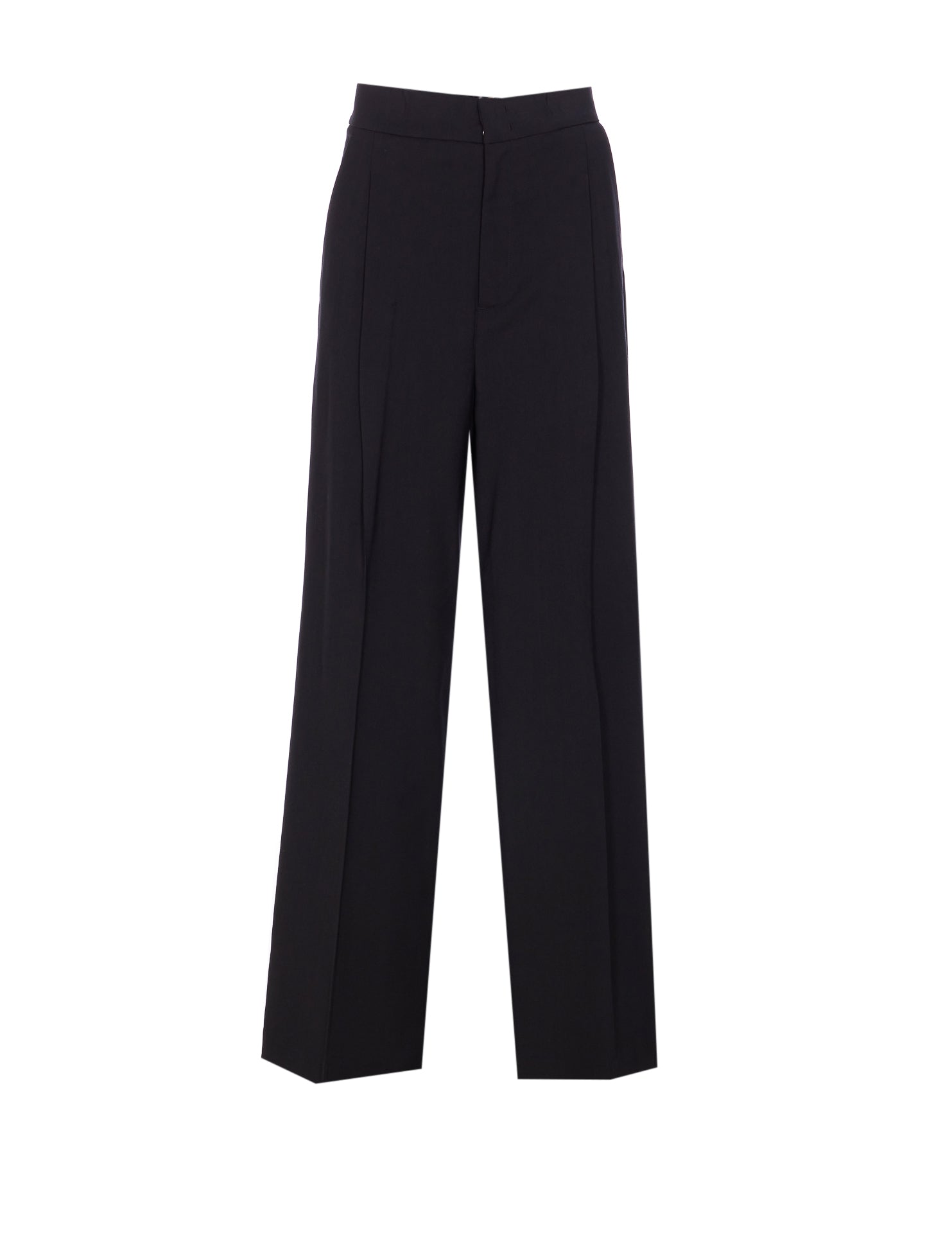 Twin-Set Trousers Black Viscose
