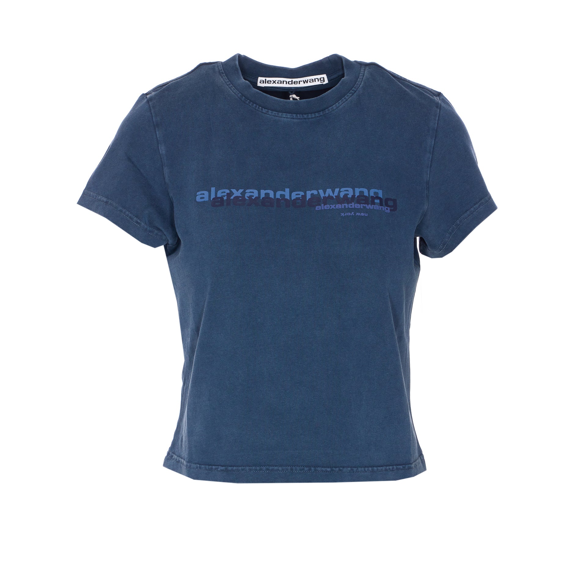 Alexander Wang T-Shirts And Polos Blue Cotton