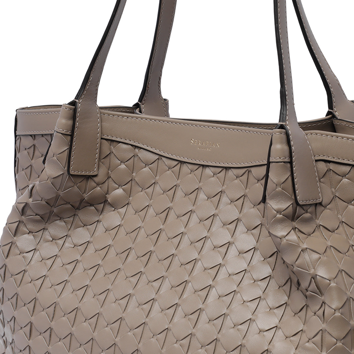 Serapian Bags Beige Calf Leather