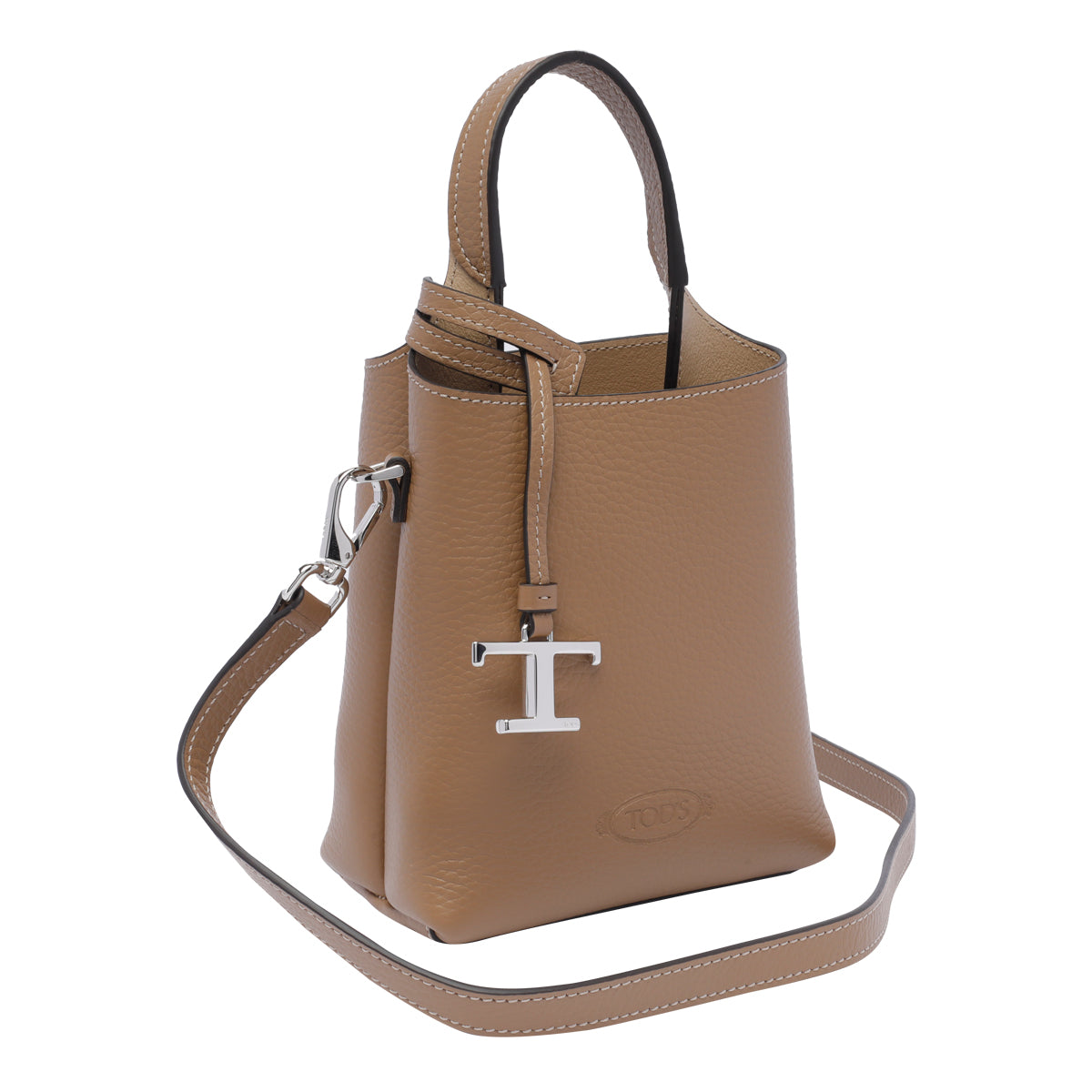 Tods Bags Beige Calf Leather