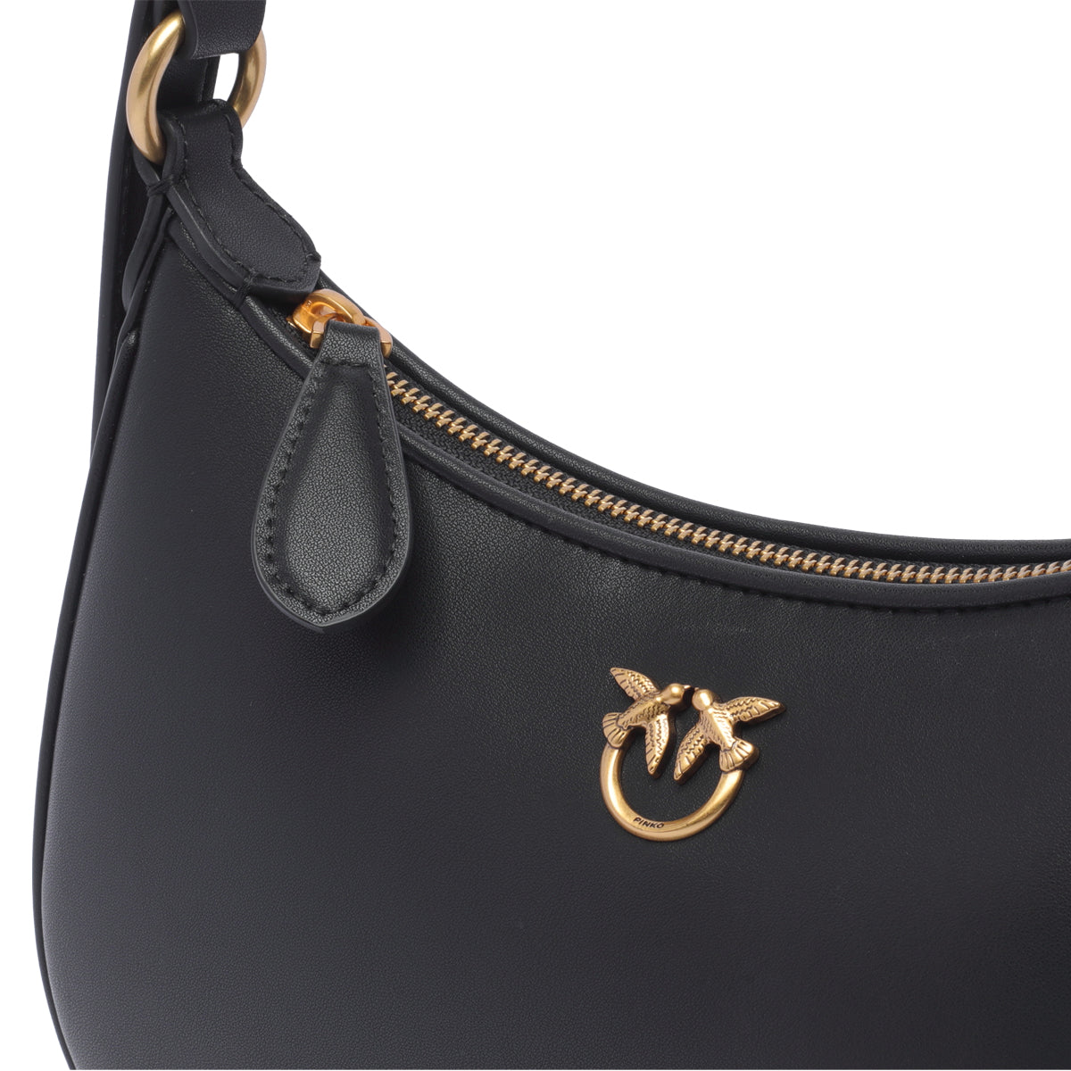 Pinko Bags Black Calf Leather