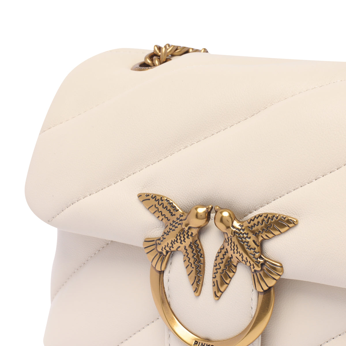 Pinko Bags White Sheep Leather