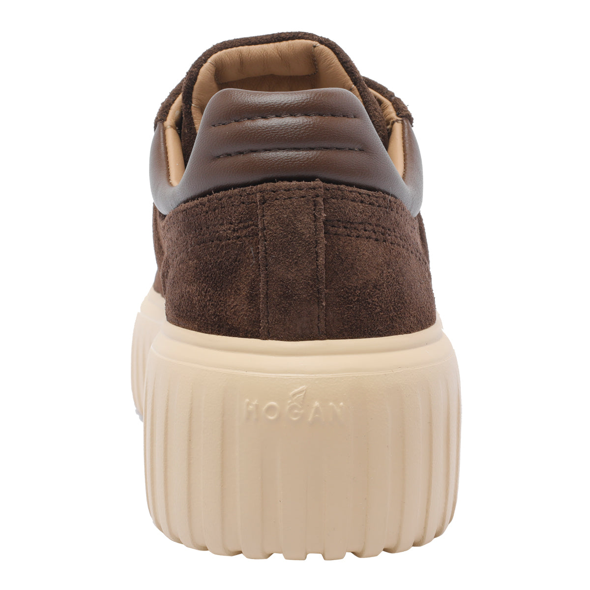 Hogan Sneakers Brown Suede Leather/ Rubber Sole
