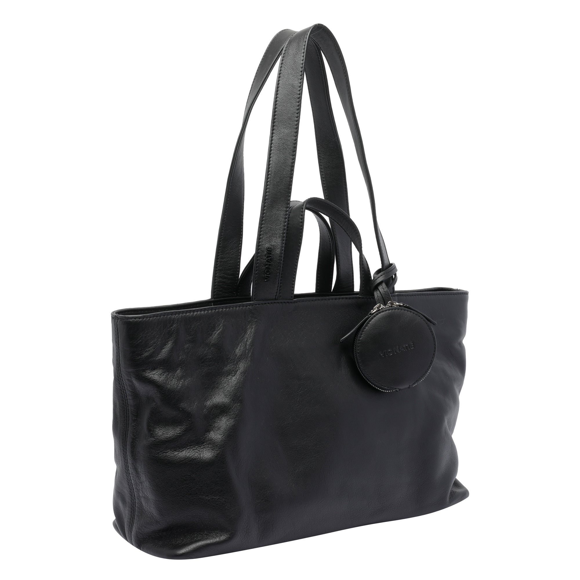 Vic Matie Bags Black Calf Leather