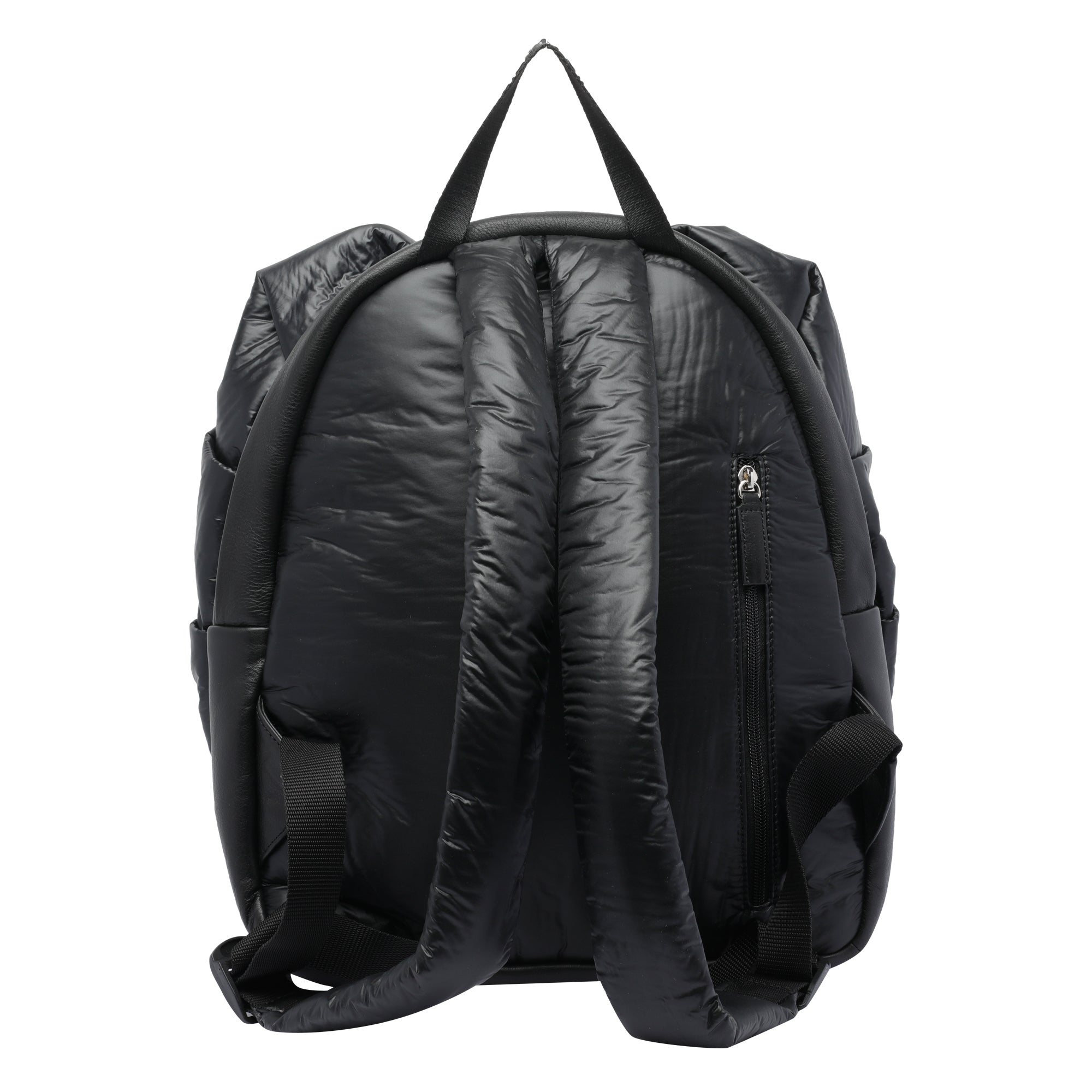 Vic Matie Bags Black Calf Leather Fabric