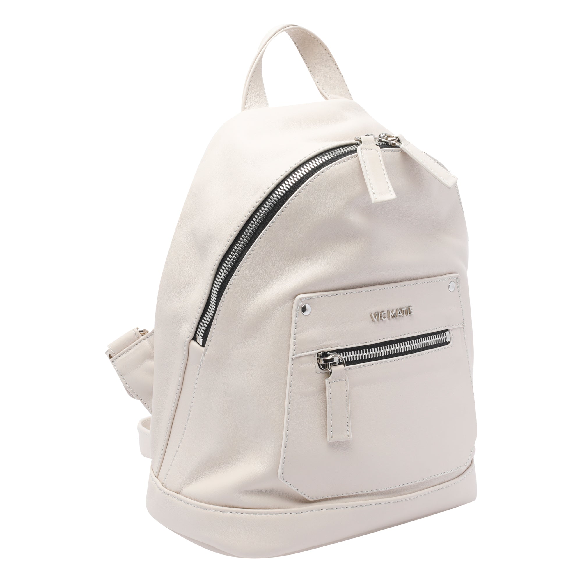 Vic Matie Bags White Calf Leather