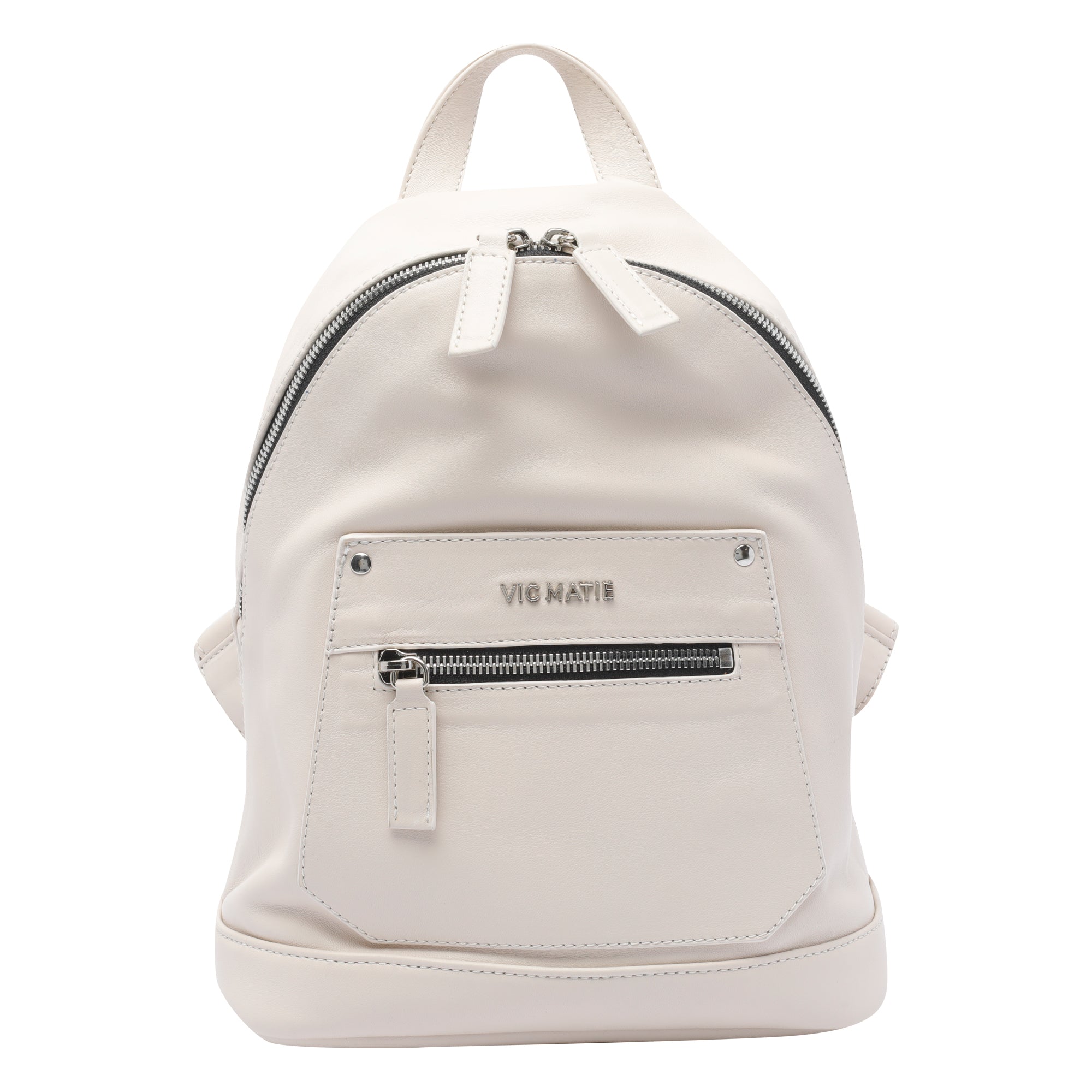 Vic Matie Bags White Calf Leather