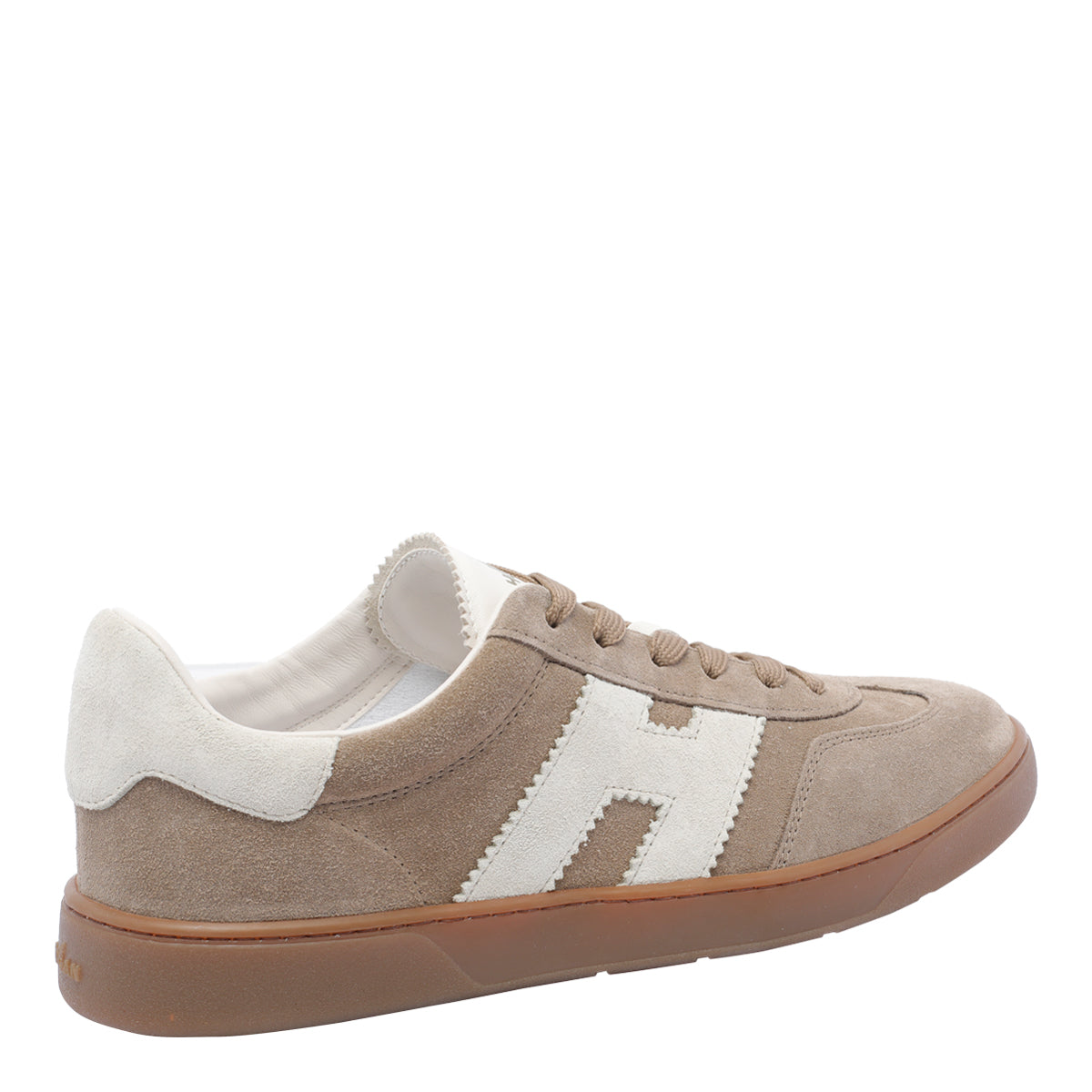 Hogan Sneakers Beige Suede Leather/rubber Sole