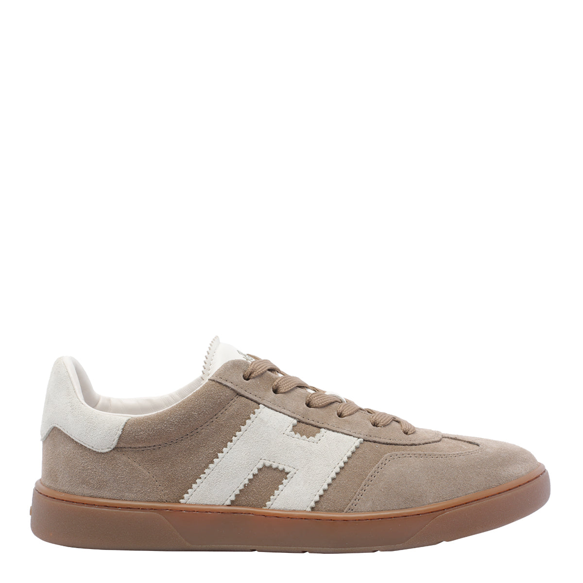 Hogan Sneakers Beige Suede Leather/rubber Sole