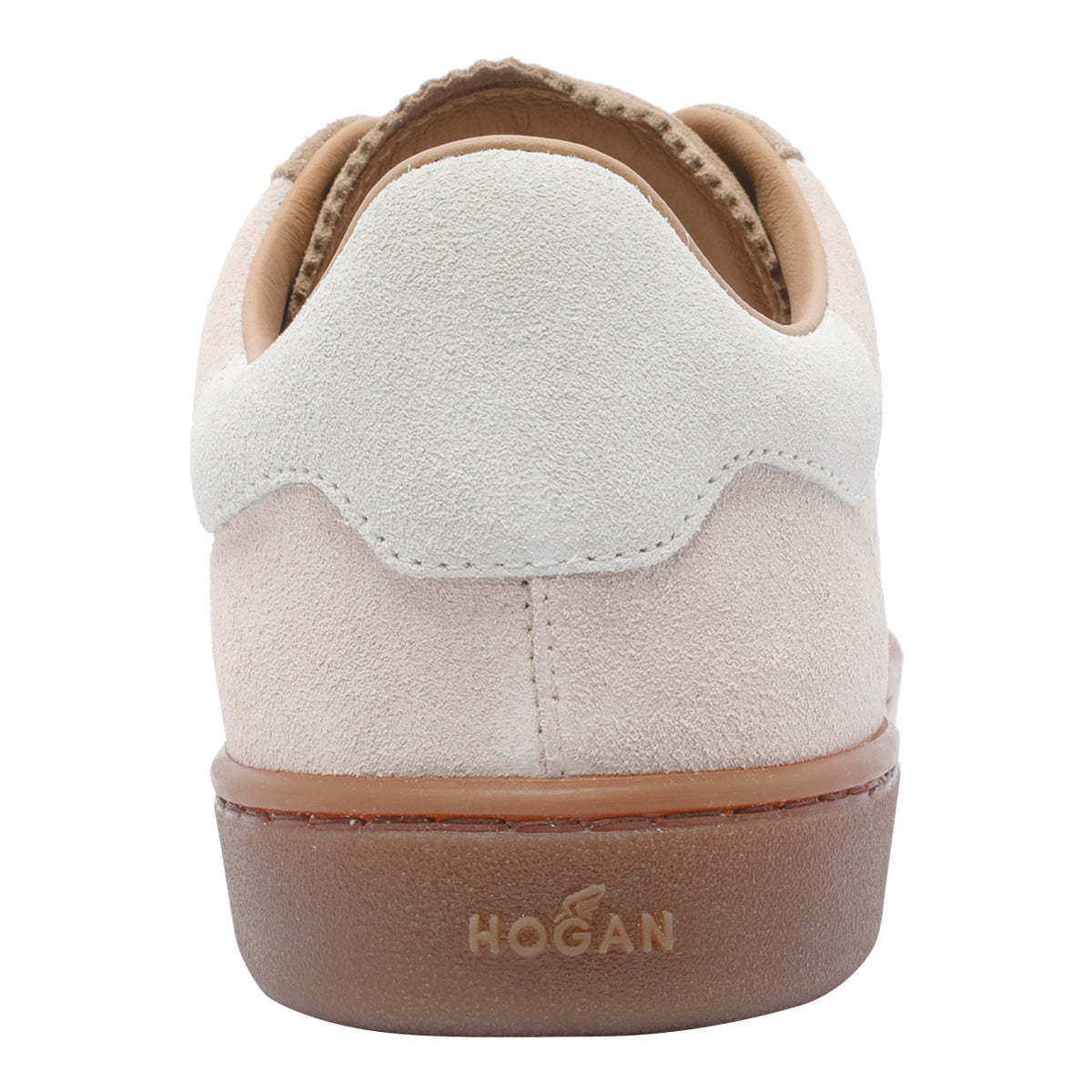 Hogan Sneakers Beige Suede Leather/rubber Sole