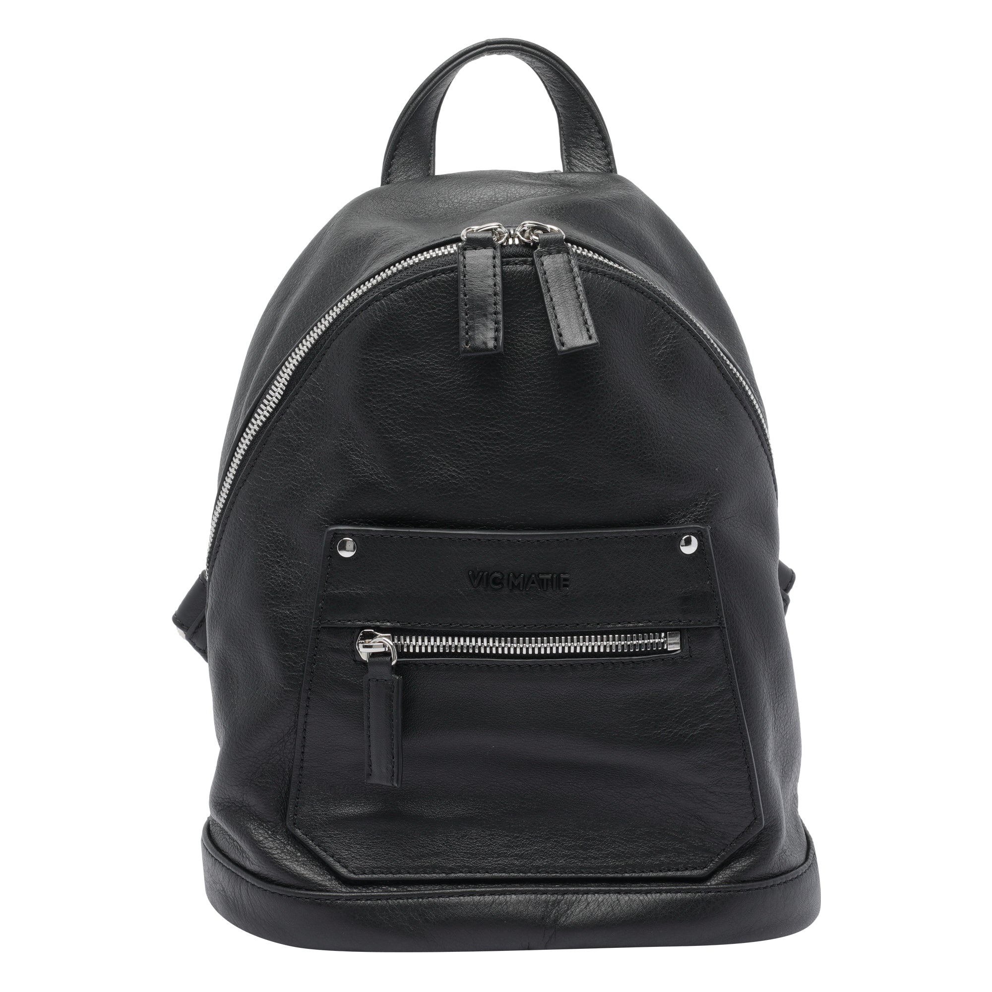 Vic Matie Bags Black Calf Leather