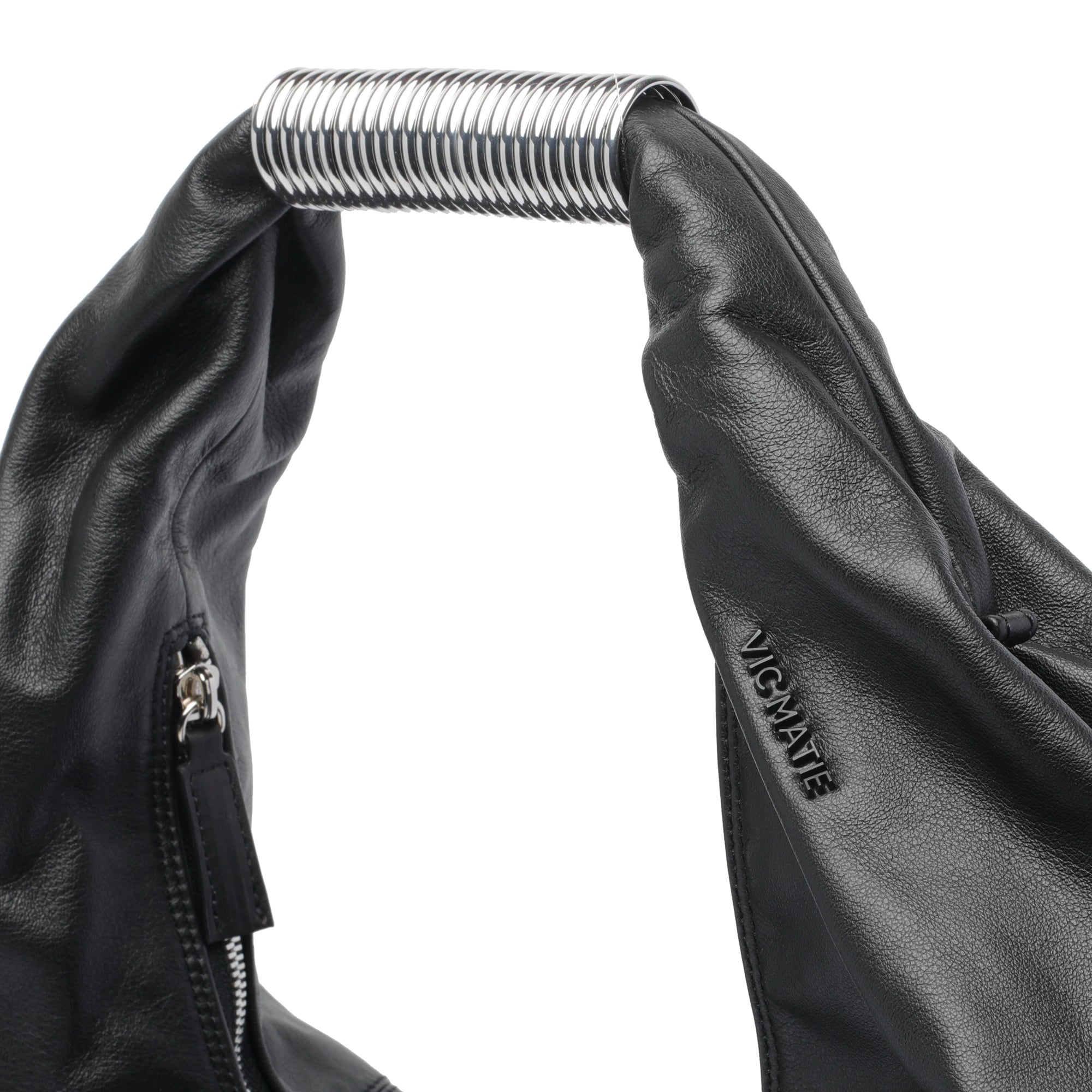 Vic Matie Bags Black Calf Leather