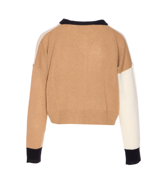 Marni Sweaters Beige Cashmere