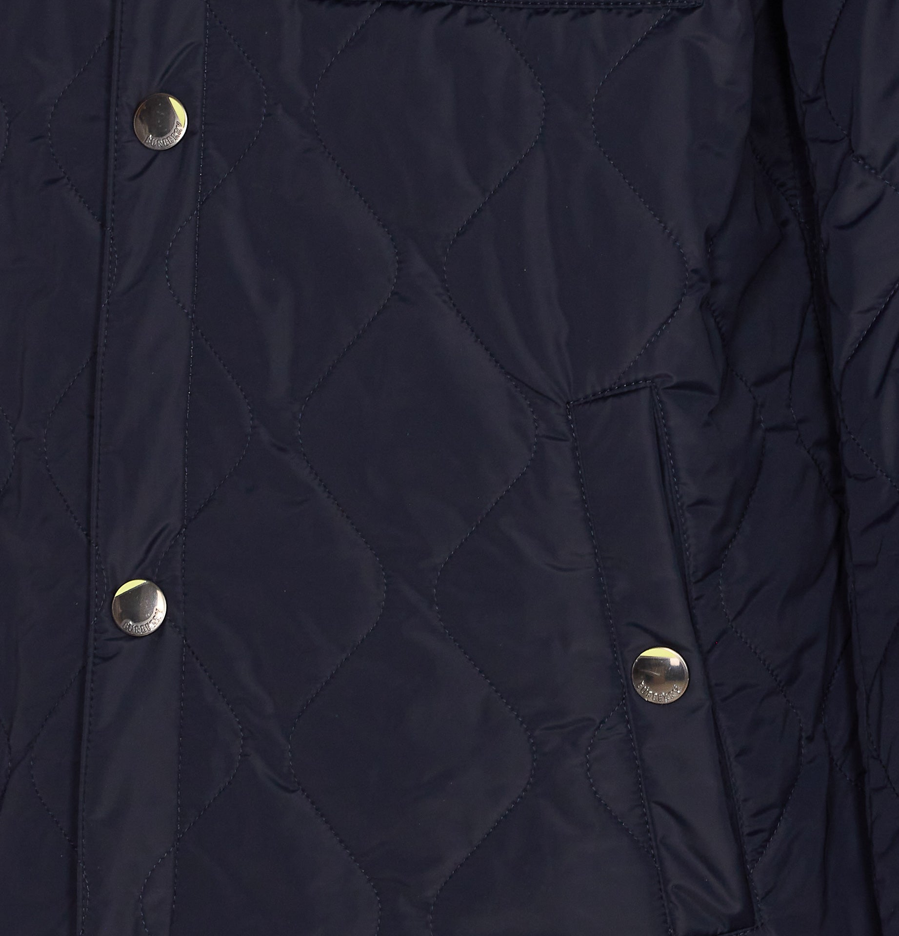 Burberry Jackets Blue Polyamide