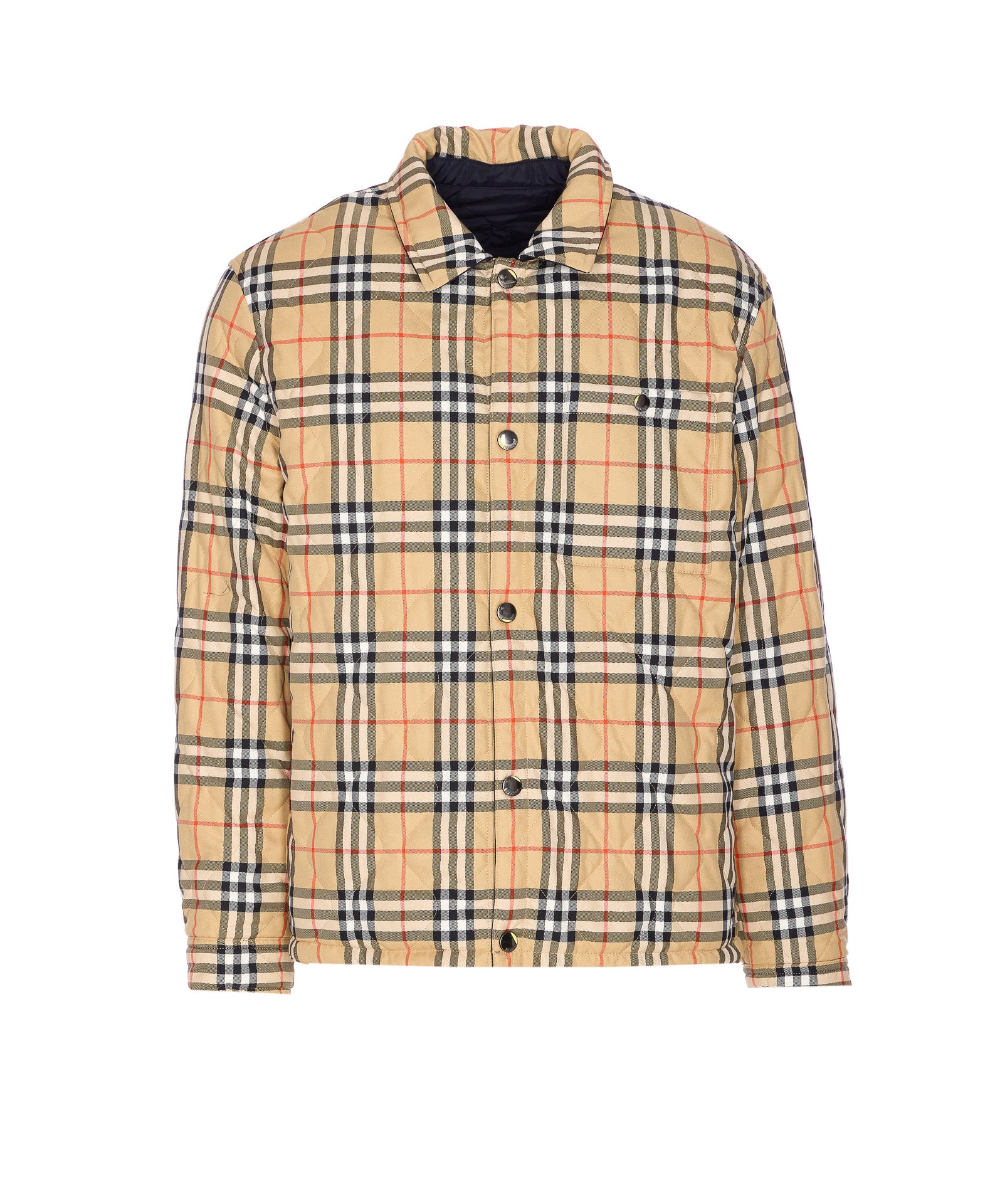 Burberry Jackets Blue Polyamide