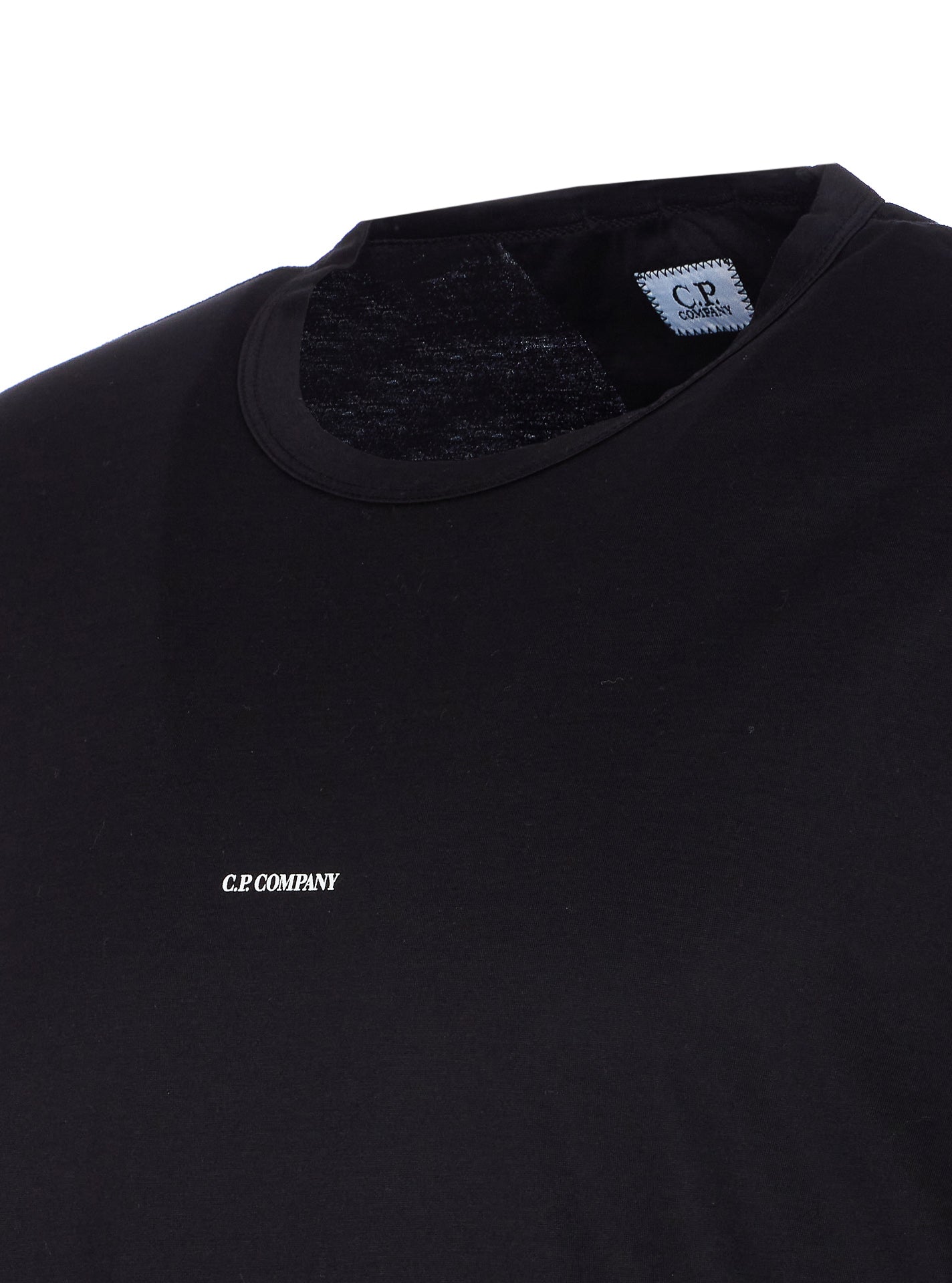 C.P. COMPANY T-shirts and Polos Black Cotton
