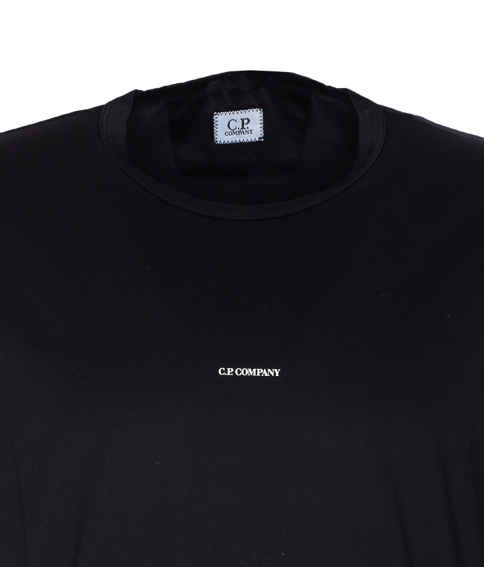 C.P. COMPANY T-shirts and Polos Black Cotton
