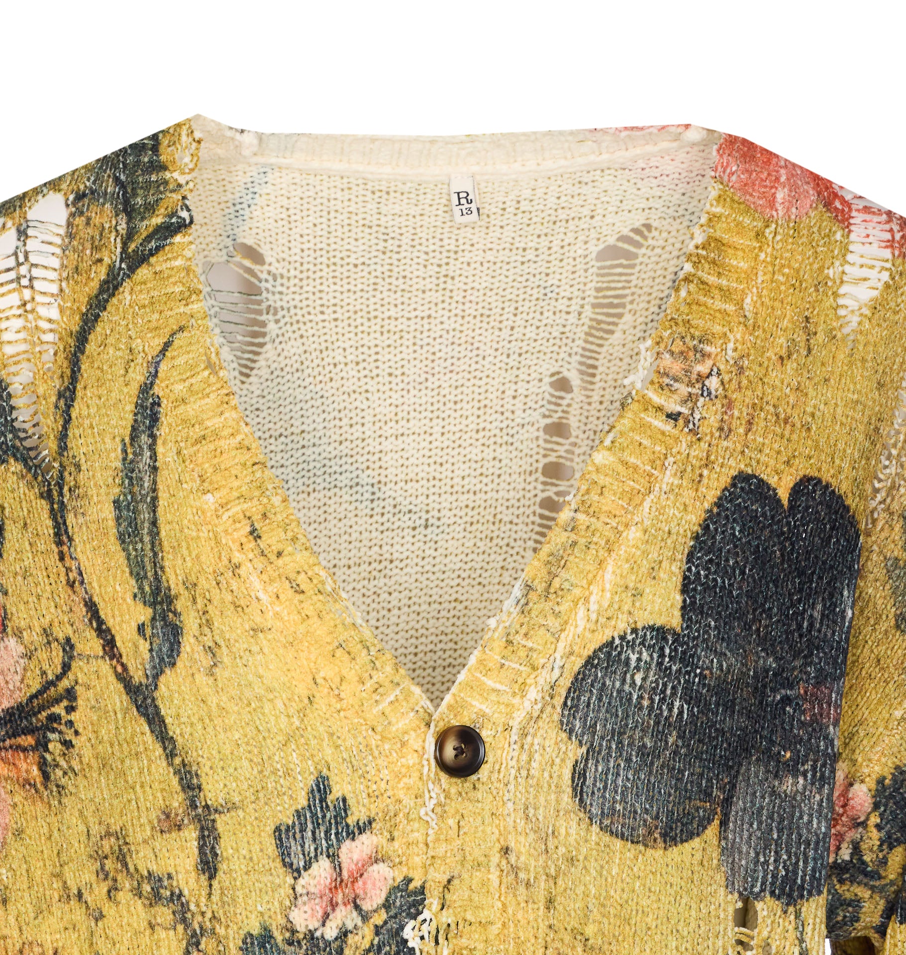 R13 Sweaters Yellow Cotton