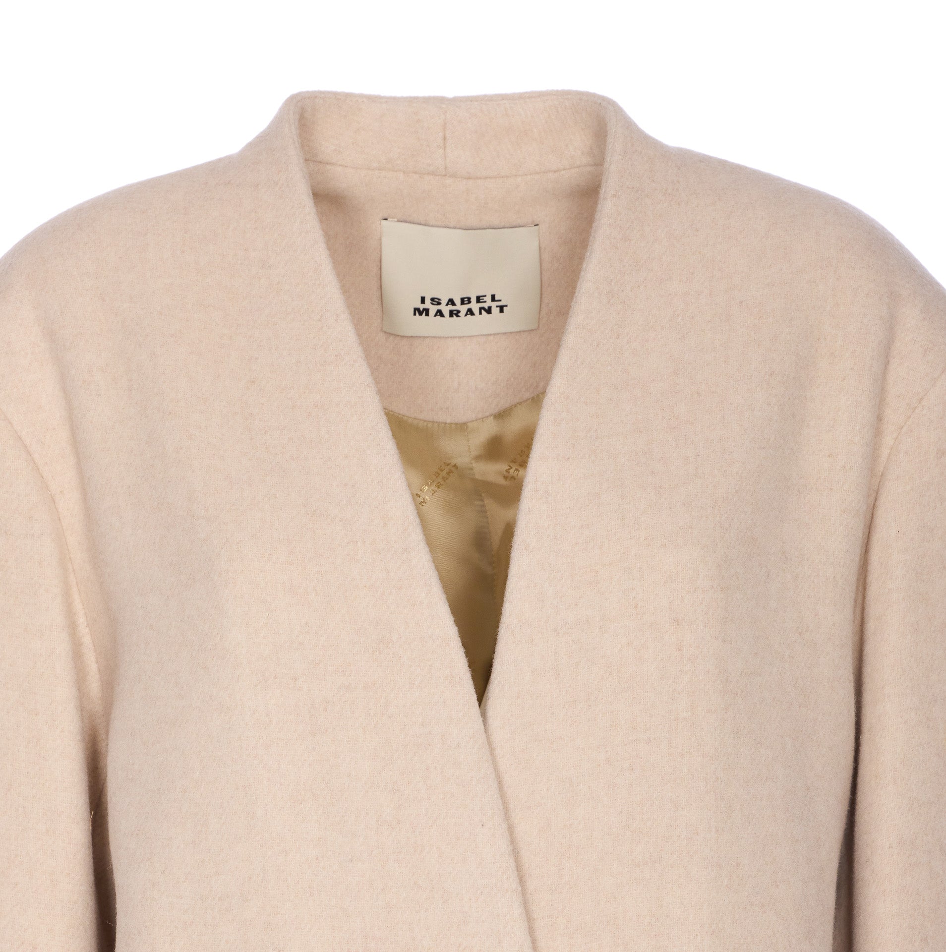 Isabel Marant Etoile Coats Beige Wool