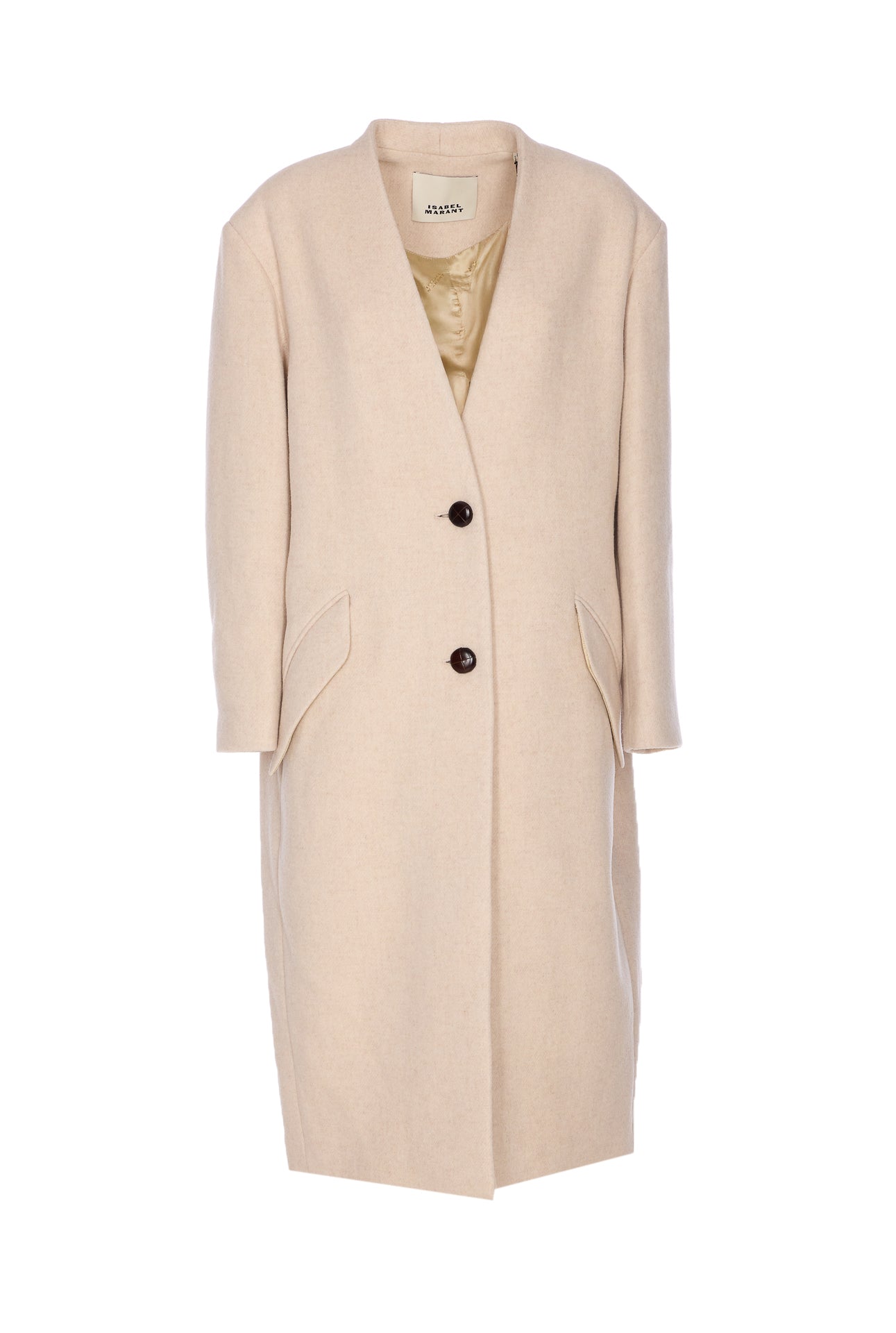 Isabel Marant Etoile Coats Beige Wool