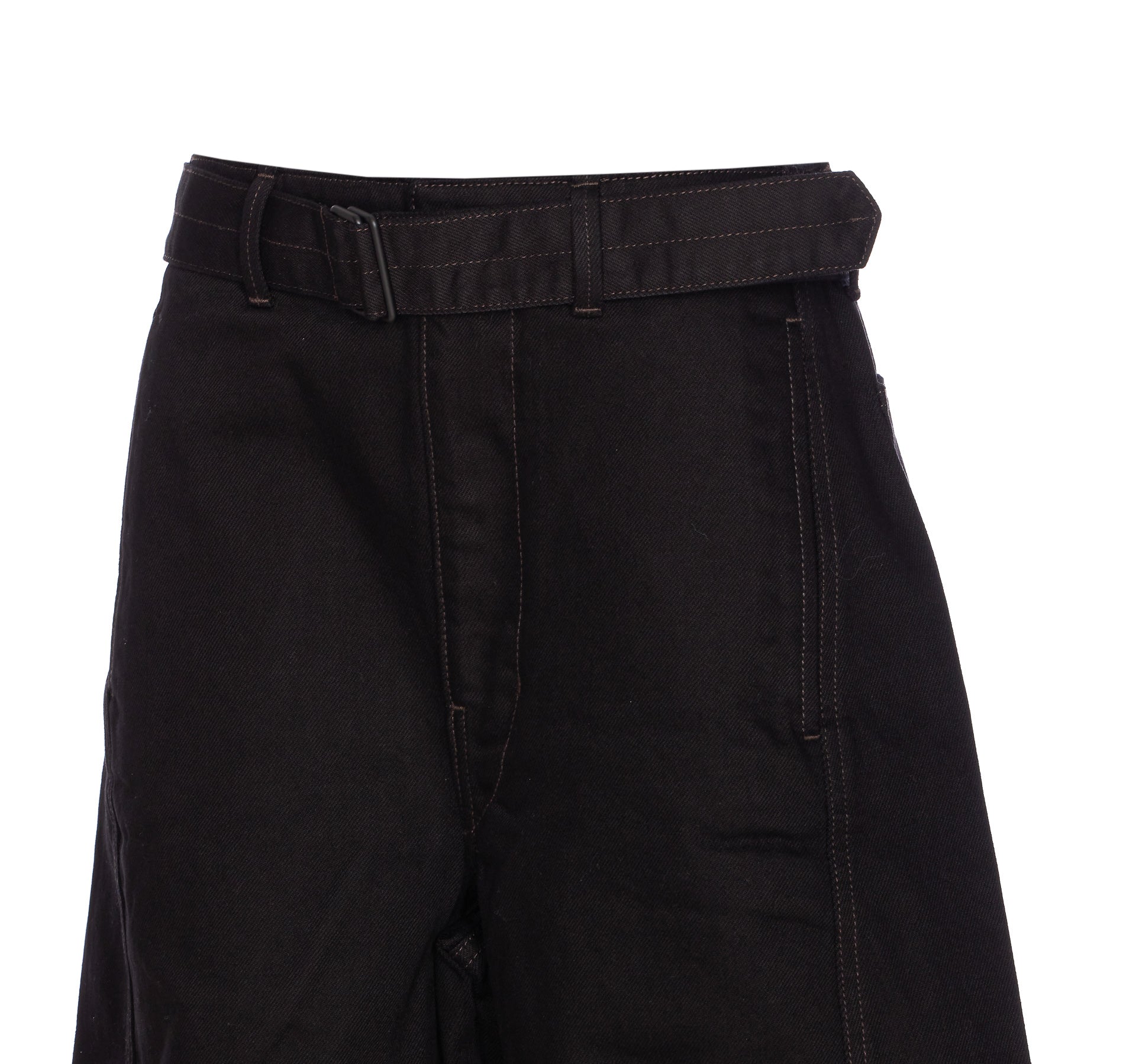 Lemaire Trousers Black Cotton