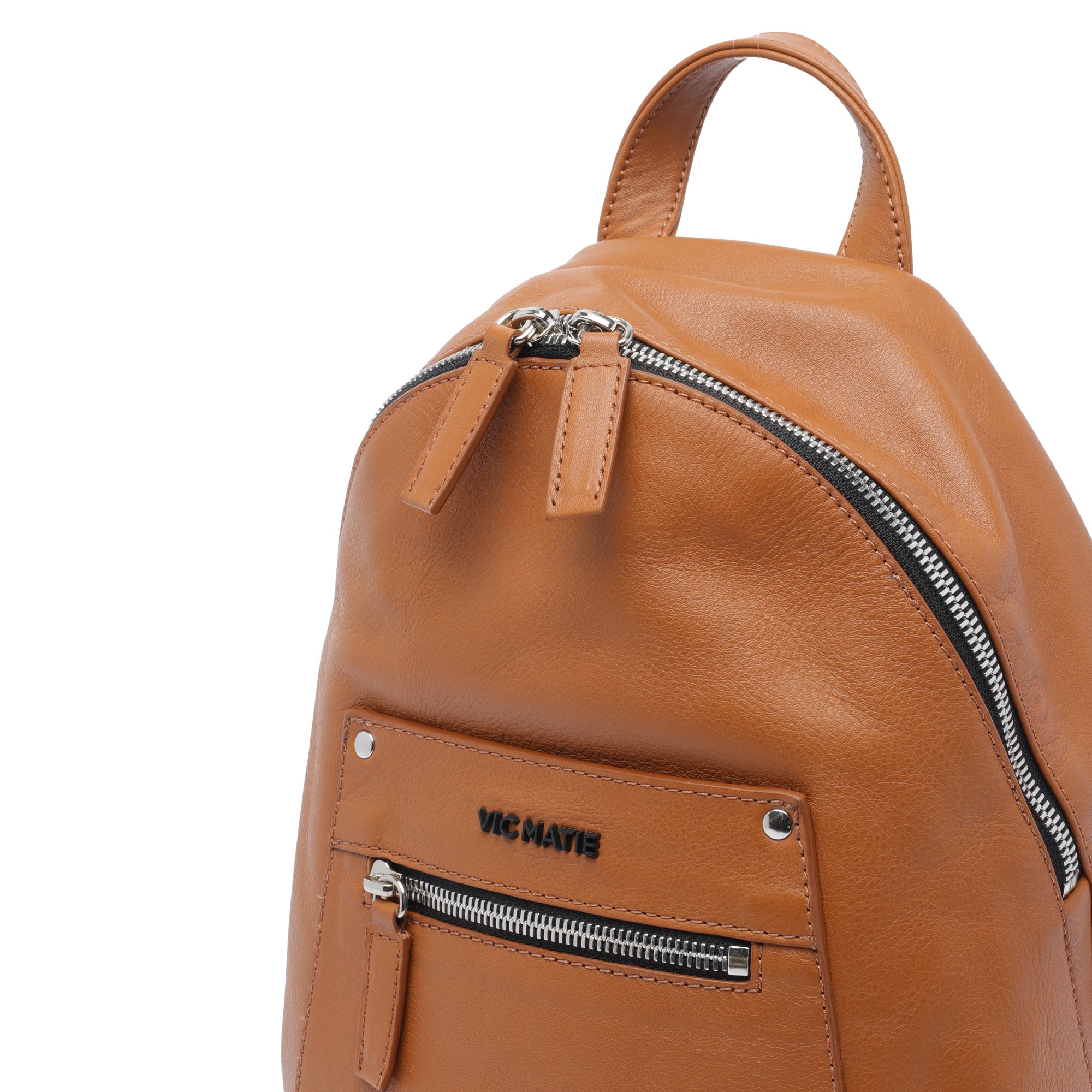 Vic Matie Bags Brown Calf Leather