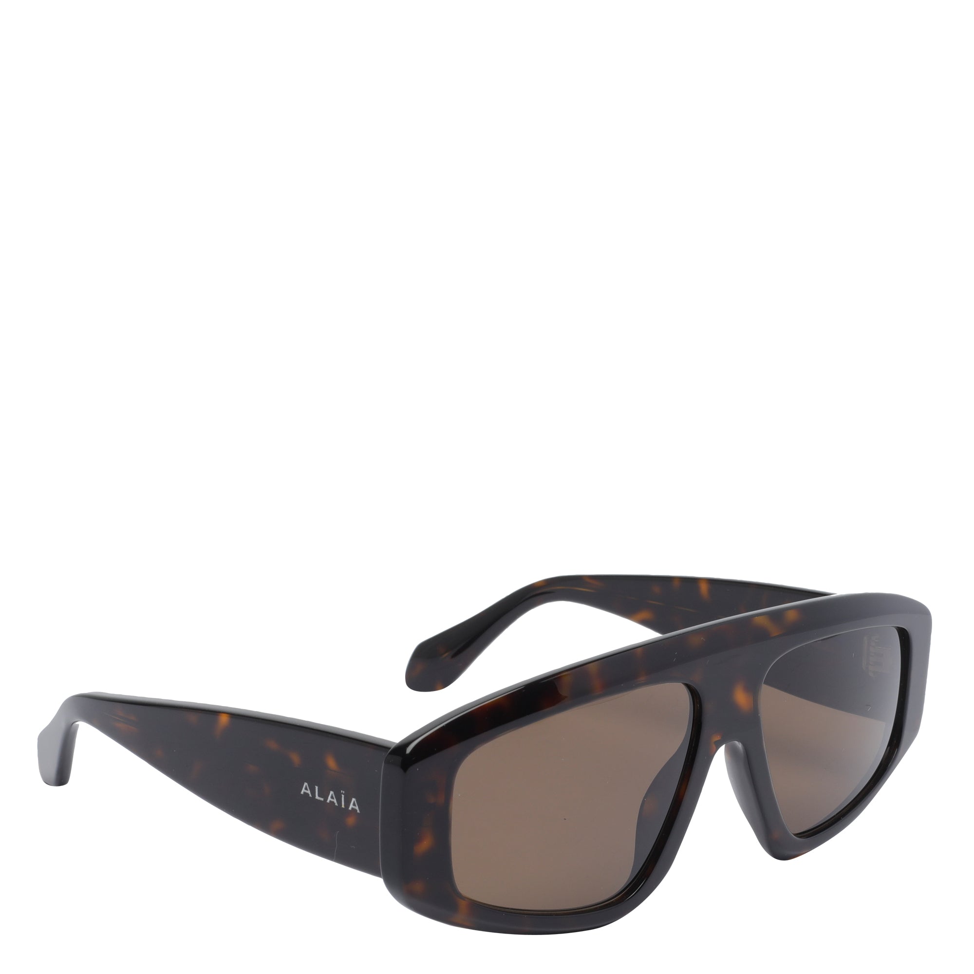 Alaia Sunglasses Brown Glass Acetate