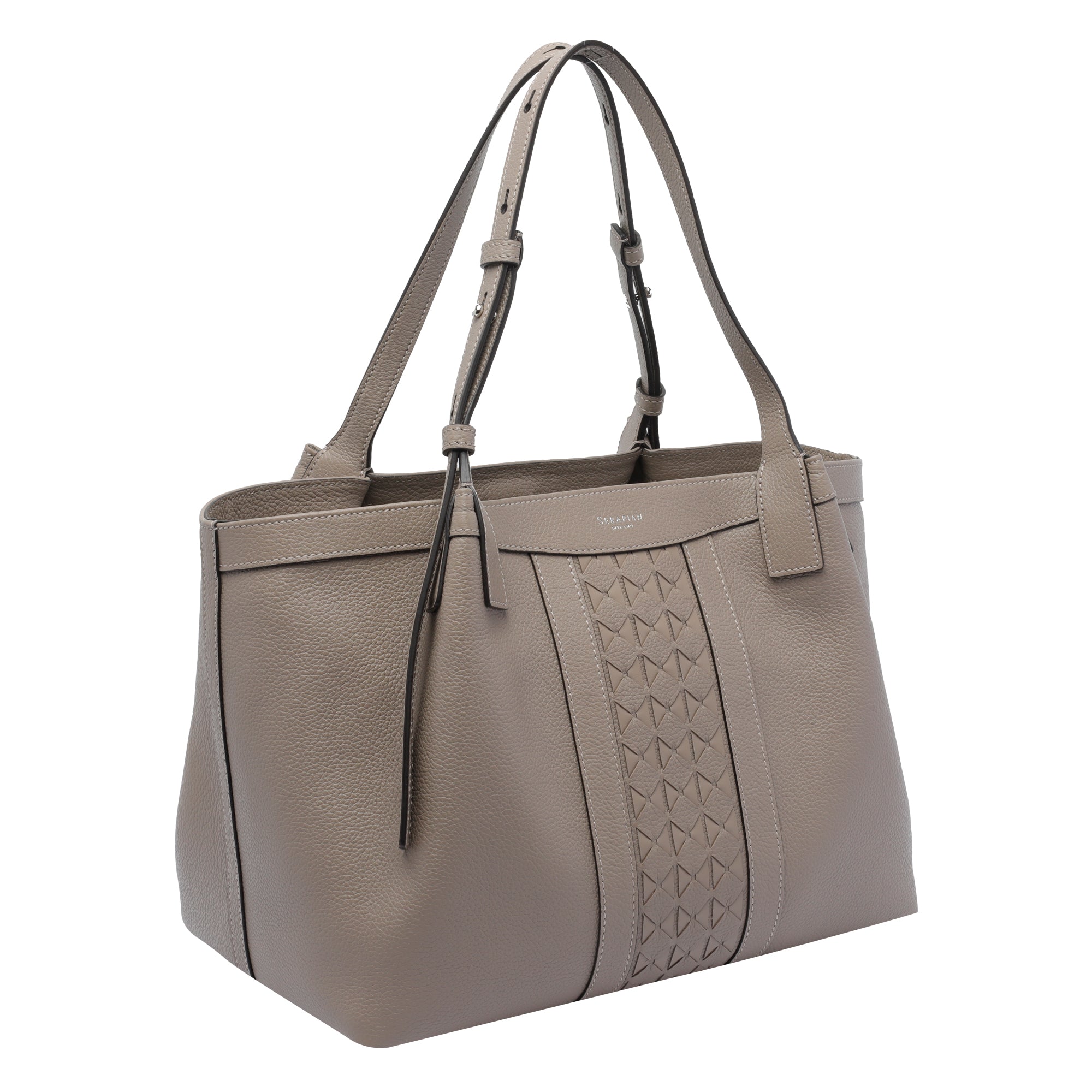 Serapian Bags Beige Calf Leather