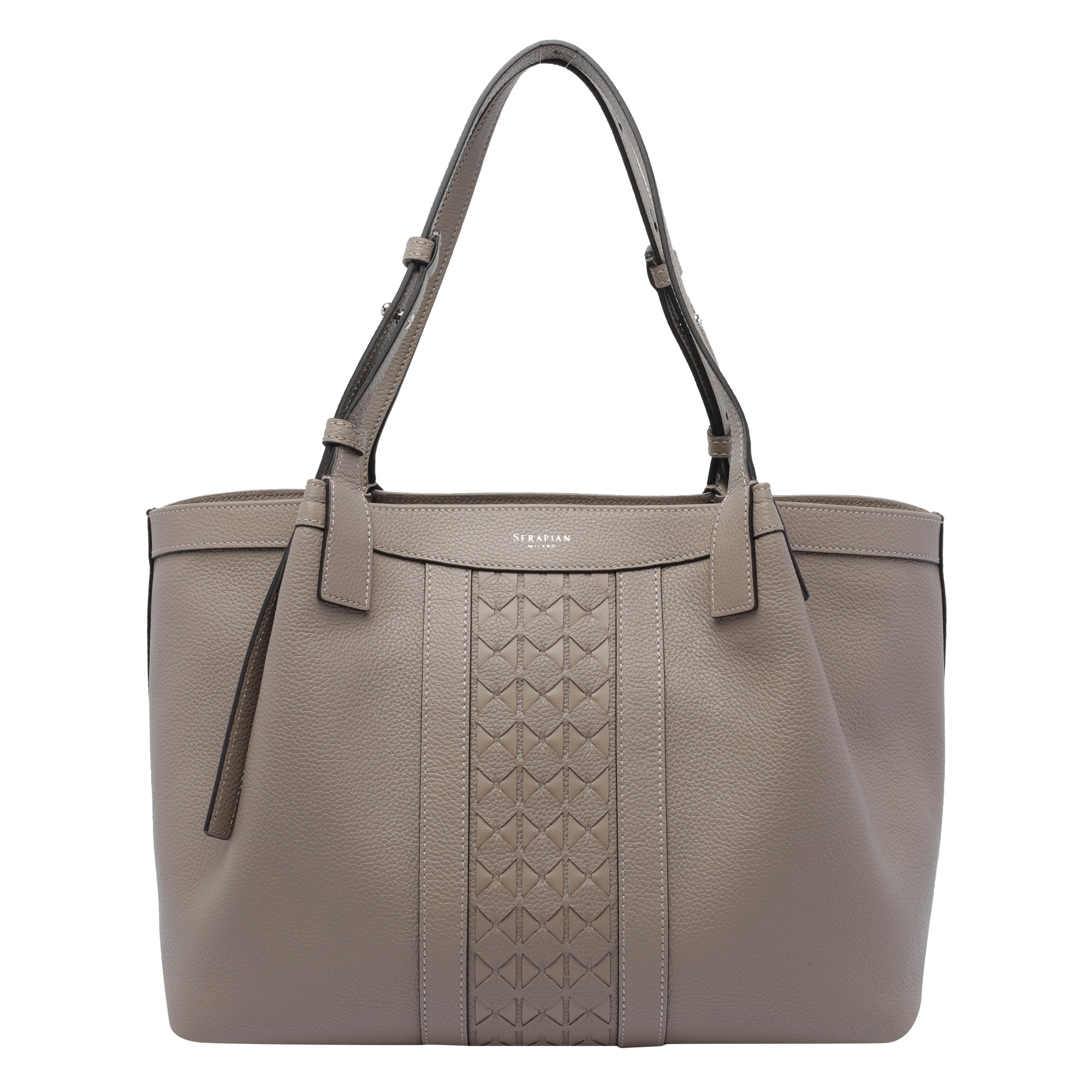 Serapian Bags Beige Calf Leather