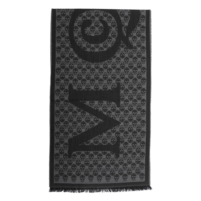 Alexander McQueen Scarfs Grey Wool