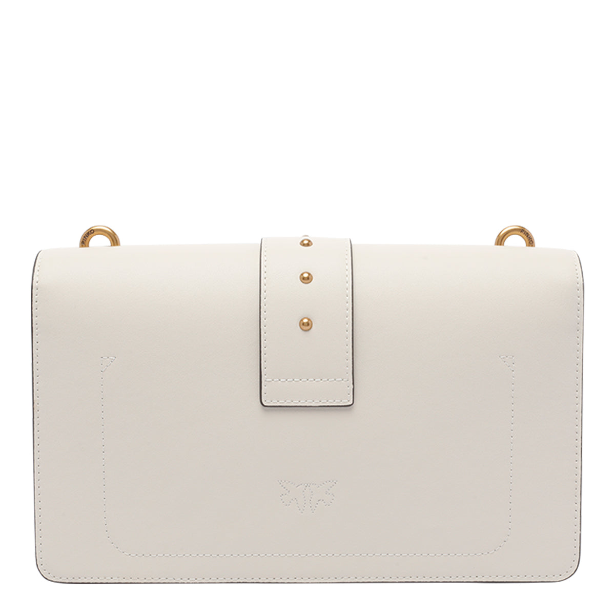 Pinko Bags White Calf Leather