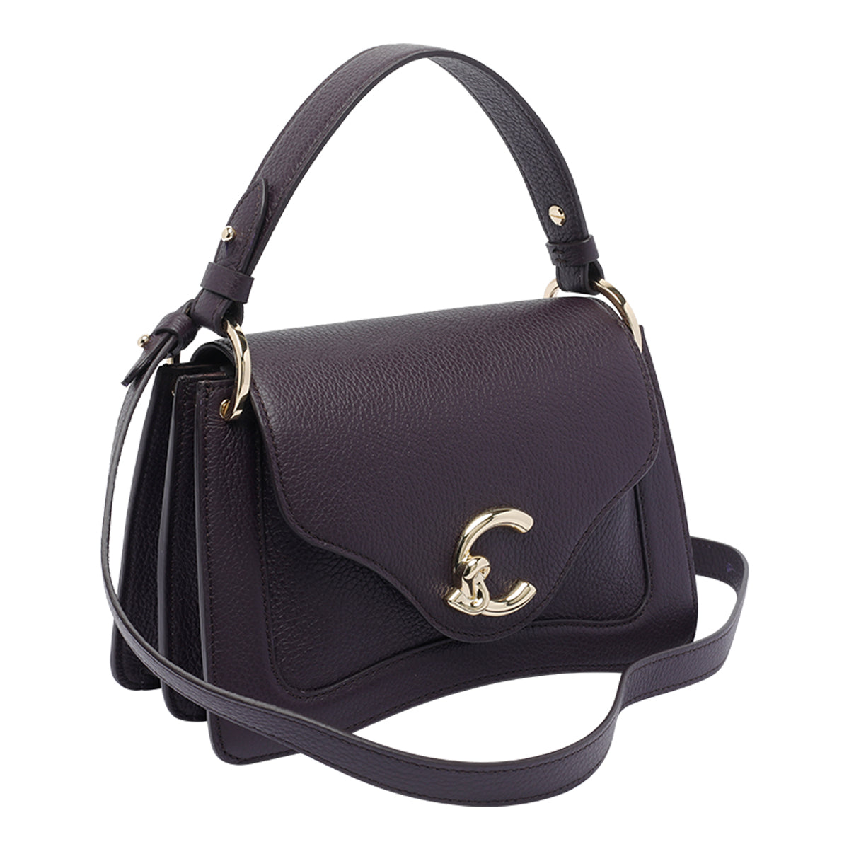 Coccinelle Bags Purple Calf Leather
