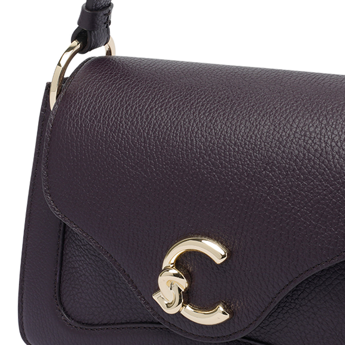 Coccinelle Bags Purple Calf Leather