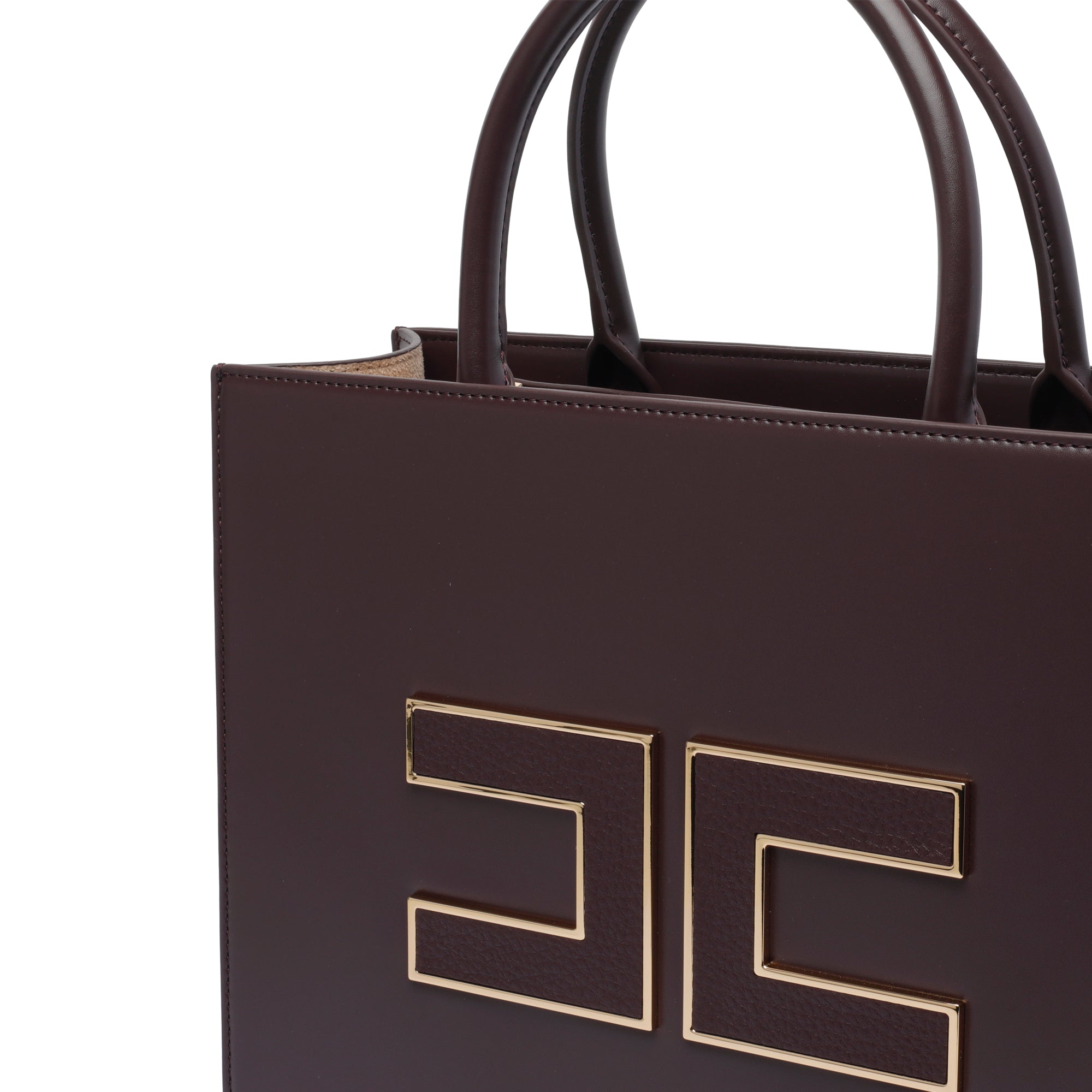 Elisabetta Franchi Bags Purple Polyester Polyurethane Cotton