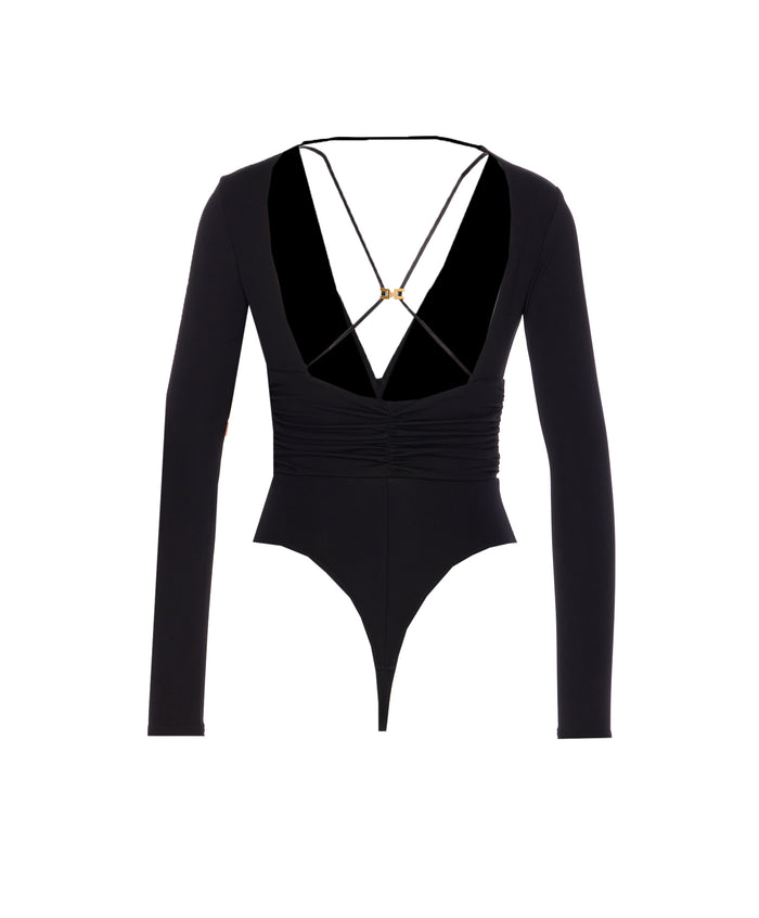 Elisabetta Franchi Top Black Viscose