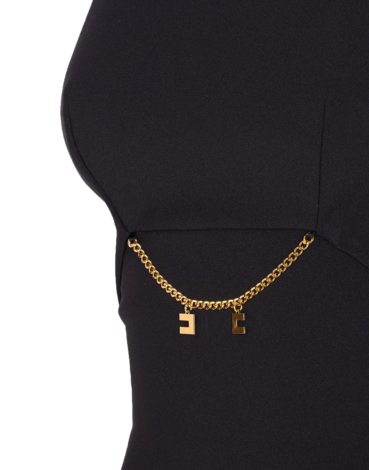 Elisabetta Franchi Dresses Black Polyester